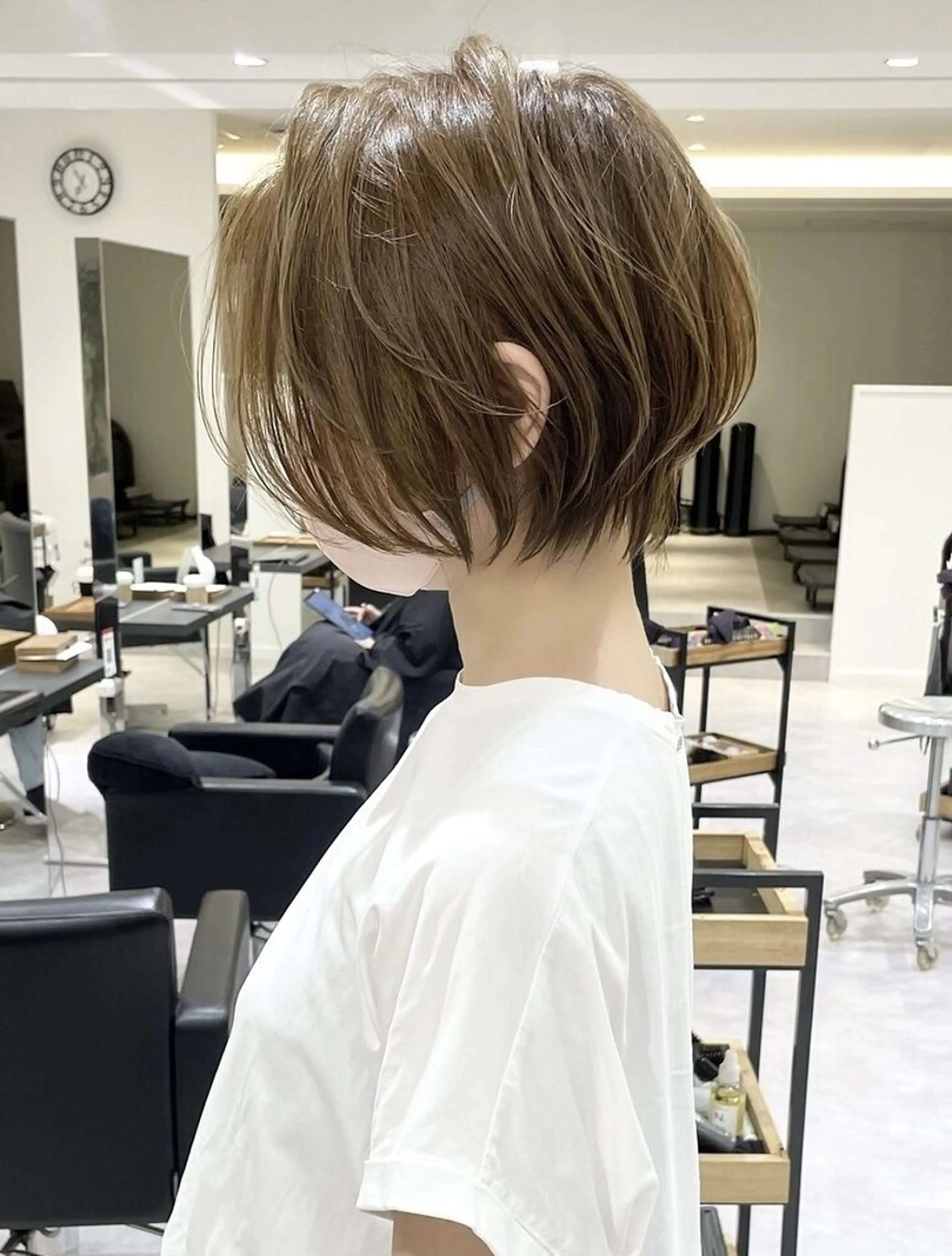 ショート カラー カット ヘッドスパ 大人女性お悩み解決 ショート/イハカズキのヘアスタイル