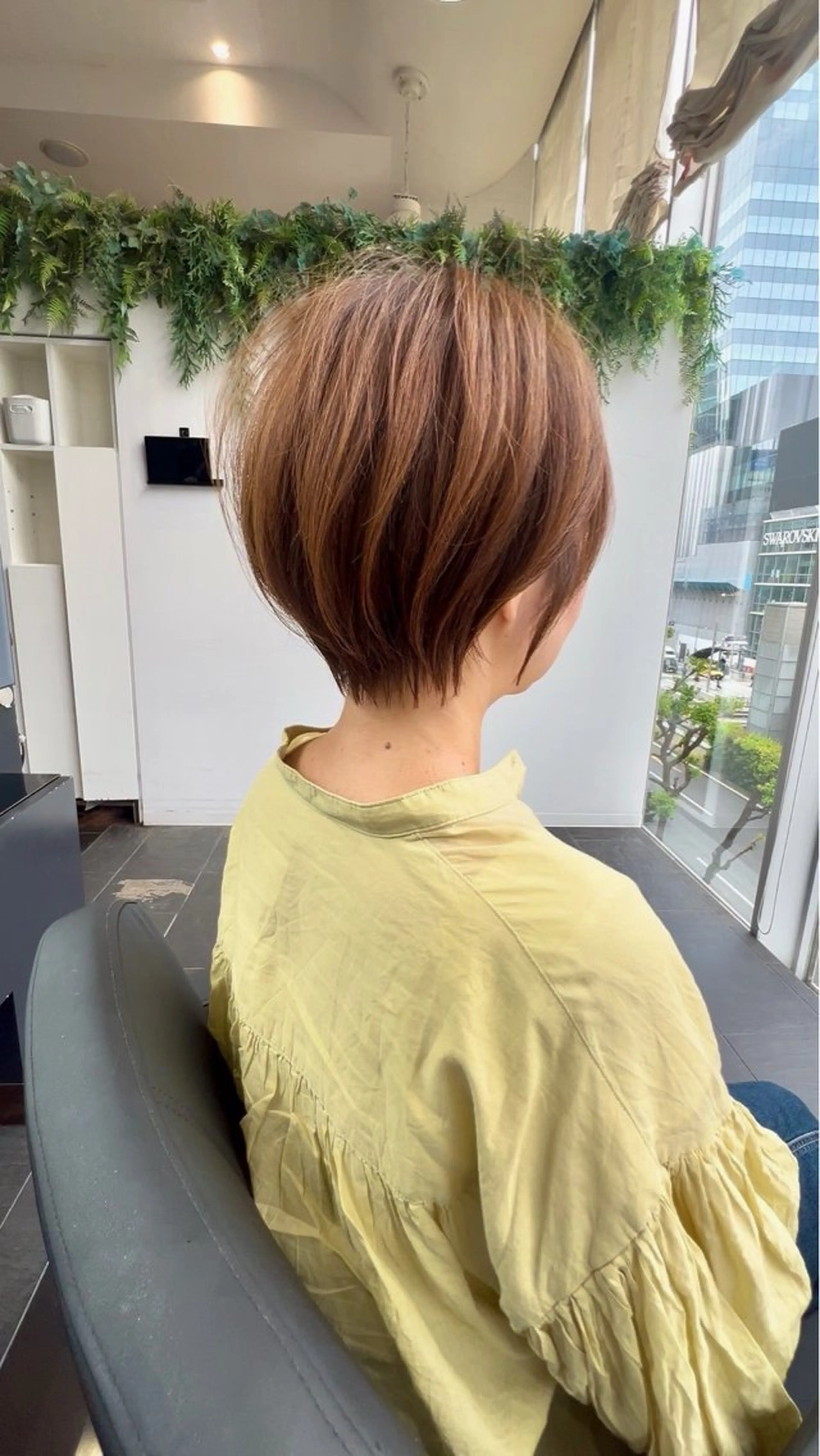 ショート カラー 似合わせカット ショートヘア カット 縮毛矯正 トリートメント 銀座No.1ショート 似合わせカット/といのヘアスタイル