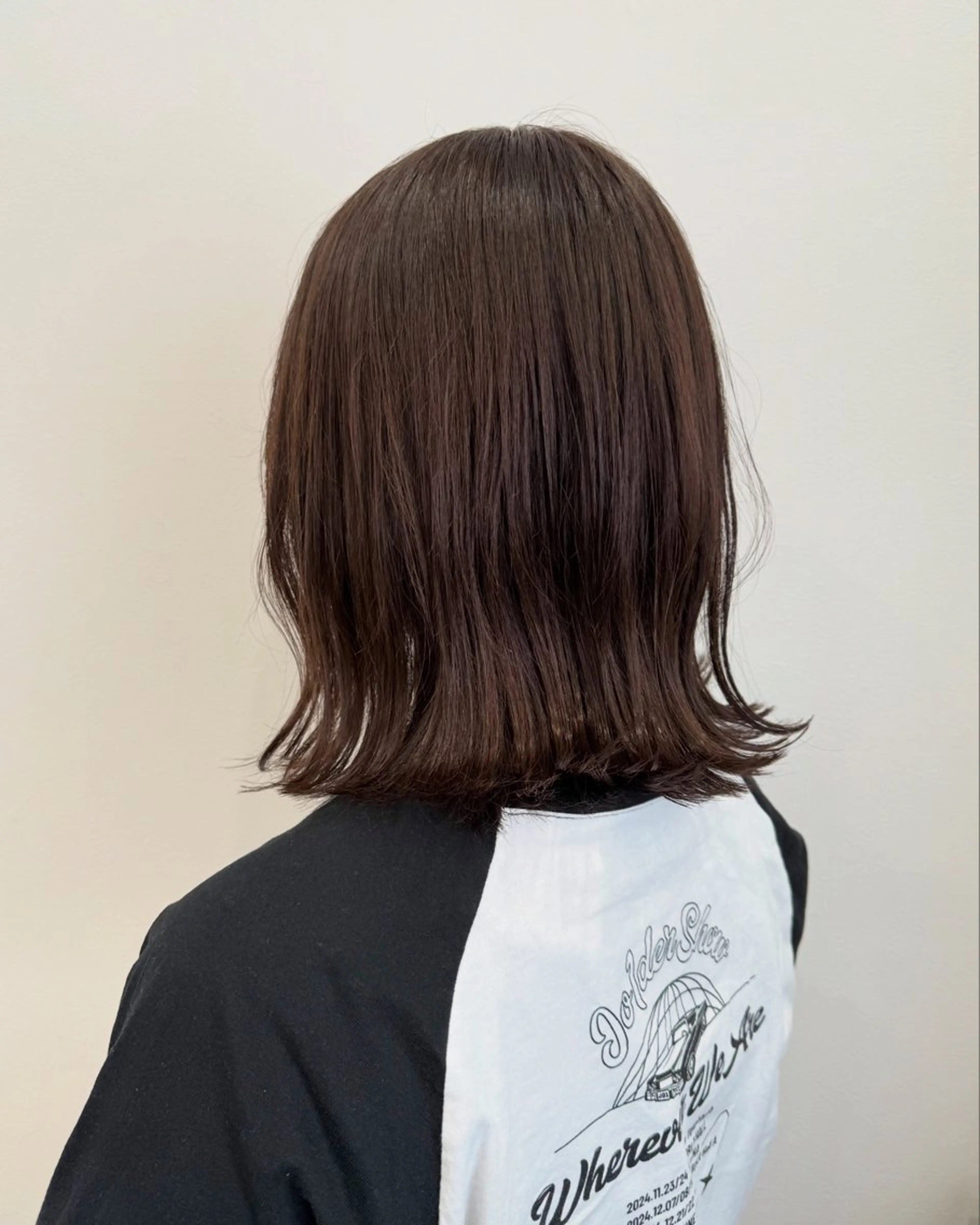 ミディアム カラー ブラウンカラー 🫧艶髪、暖色カラー 🫧Harukaのヘアスタイル