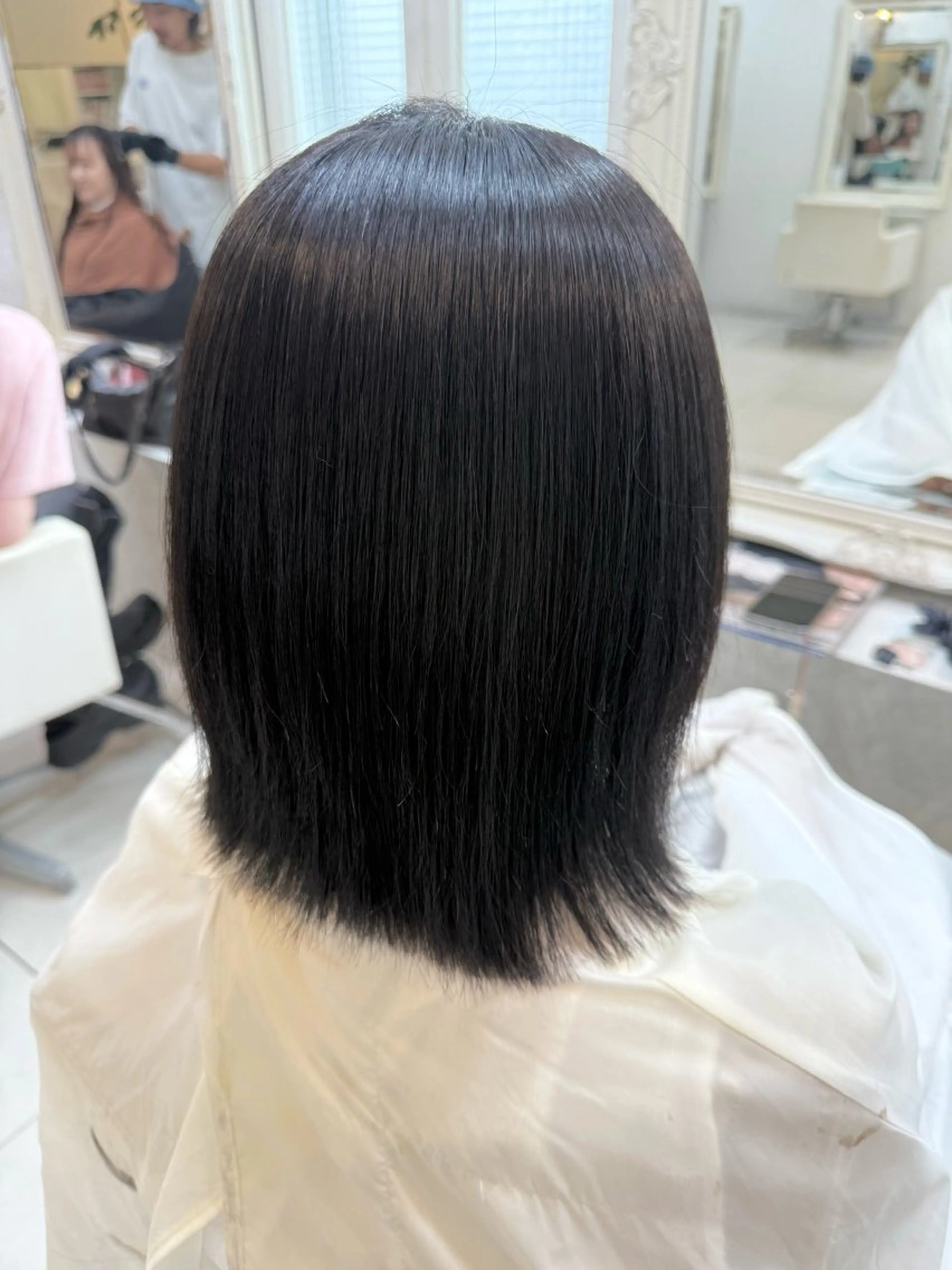 ミディアム パーマ 髪質改善 酸性ストレート ストレートパーマ 縮毛矯正 トリートメント Noah's　Ark所属・透明感カラー🫧ヘア セット🫧松本菜月の眉毛・アイブロウイメージ