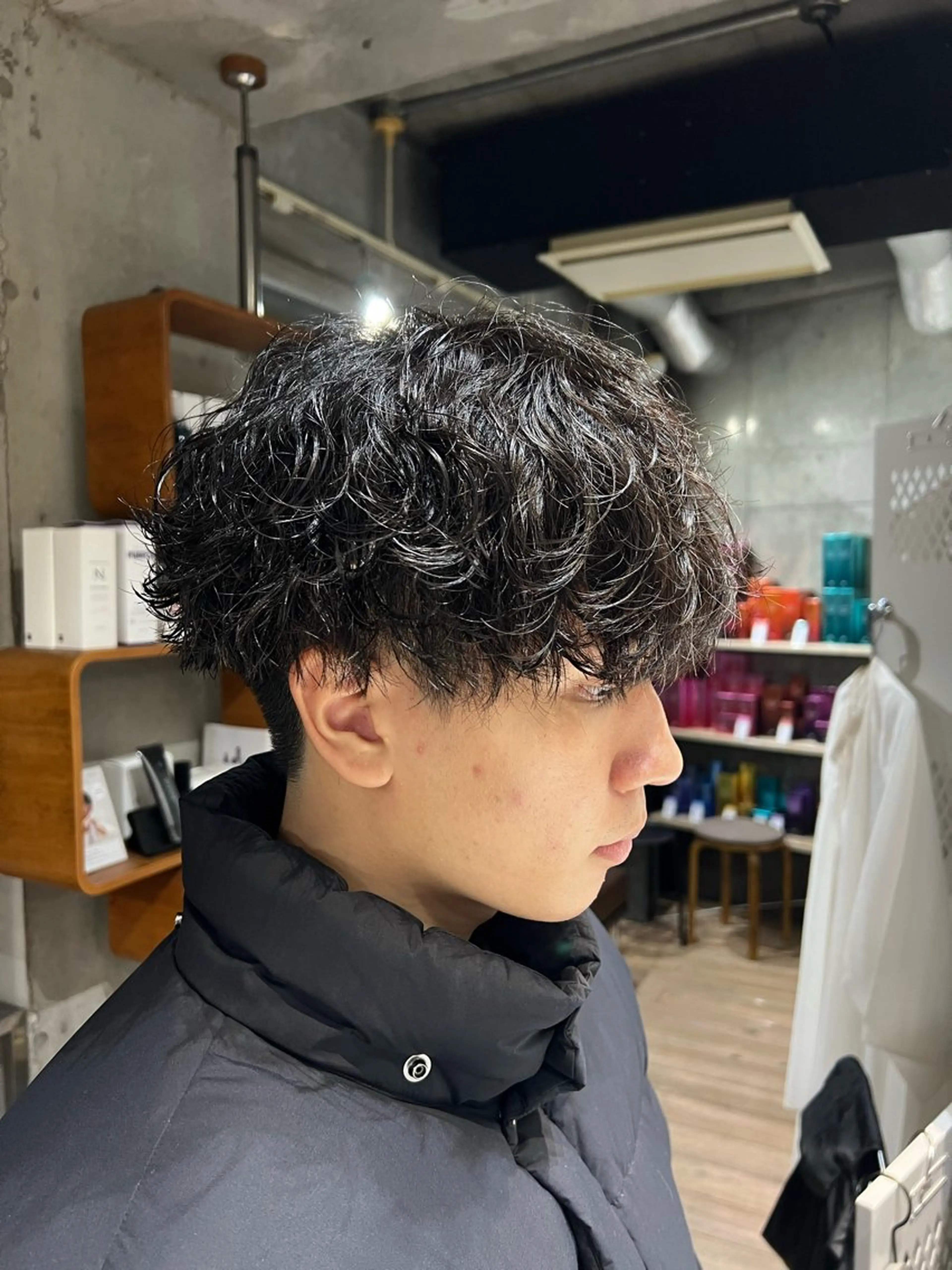 パーマ メンズ 波巻きパーマ カット パーマ トリートメント 【fifth】渡部 永遠のヘアスタイル