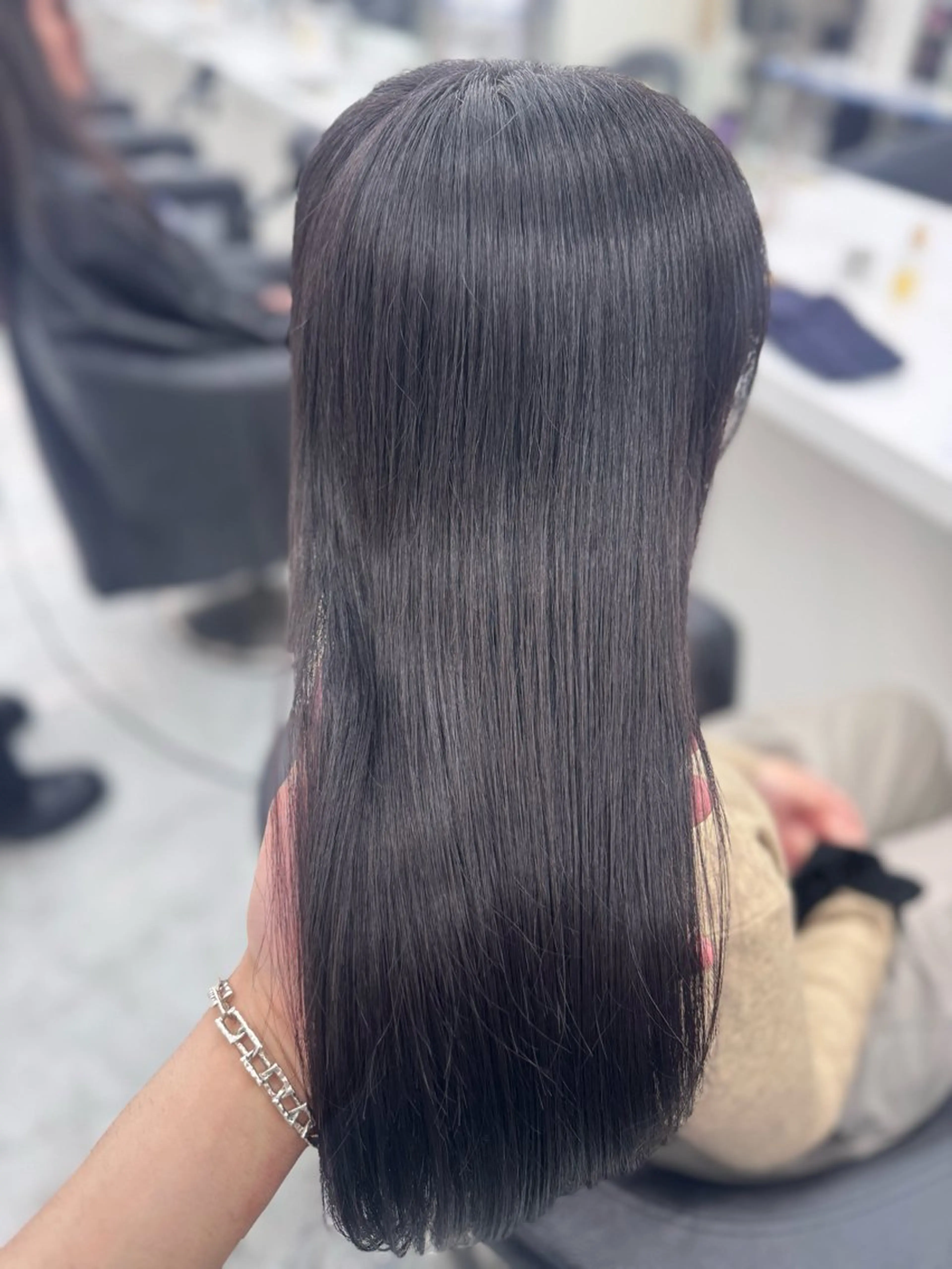 ロング カラー カット 縮毛矯正 トリートメント 💎透明感カラー /kaito💎のヘアスタイル