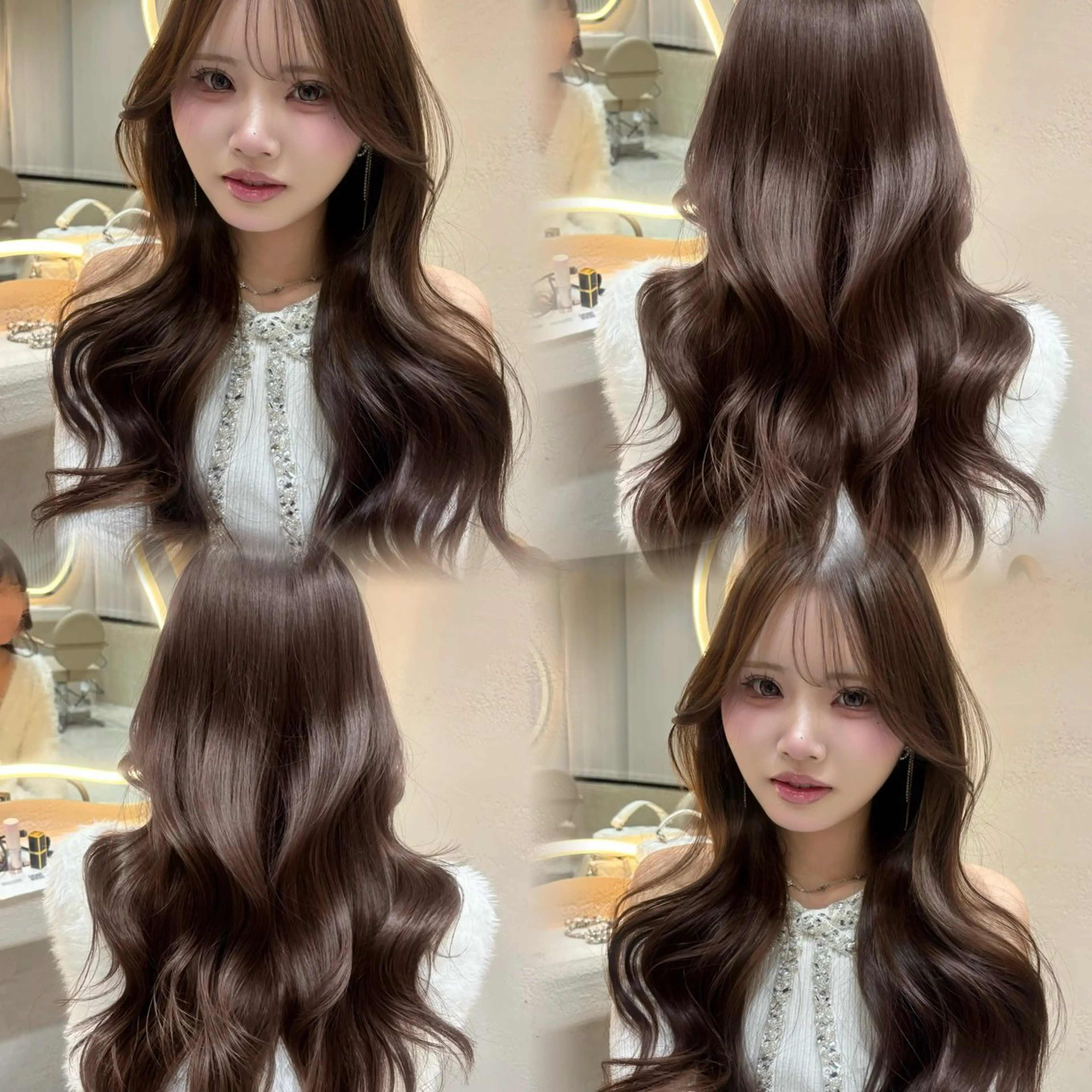 ダメージレス！水光ツヤWケアカラー🪞♡の写真