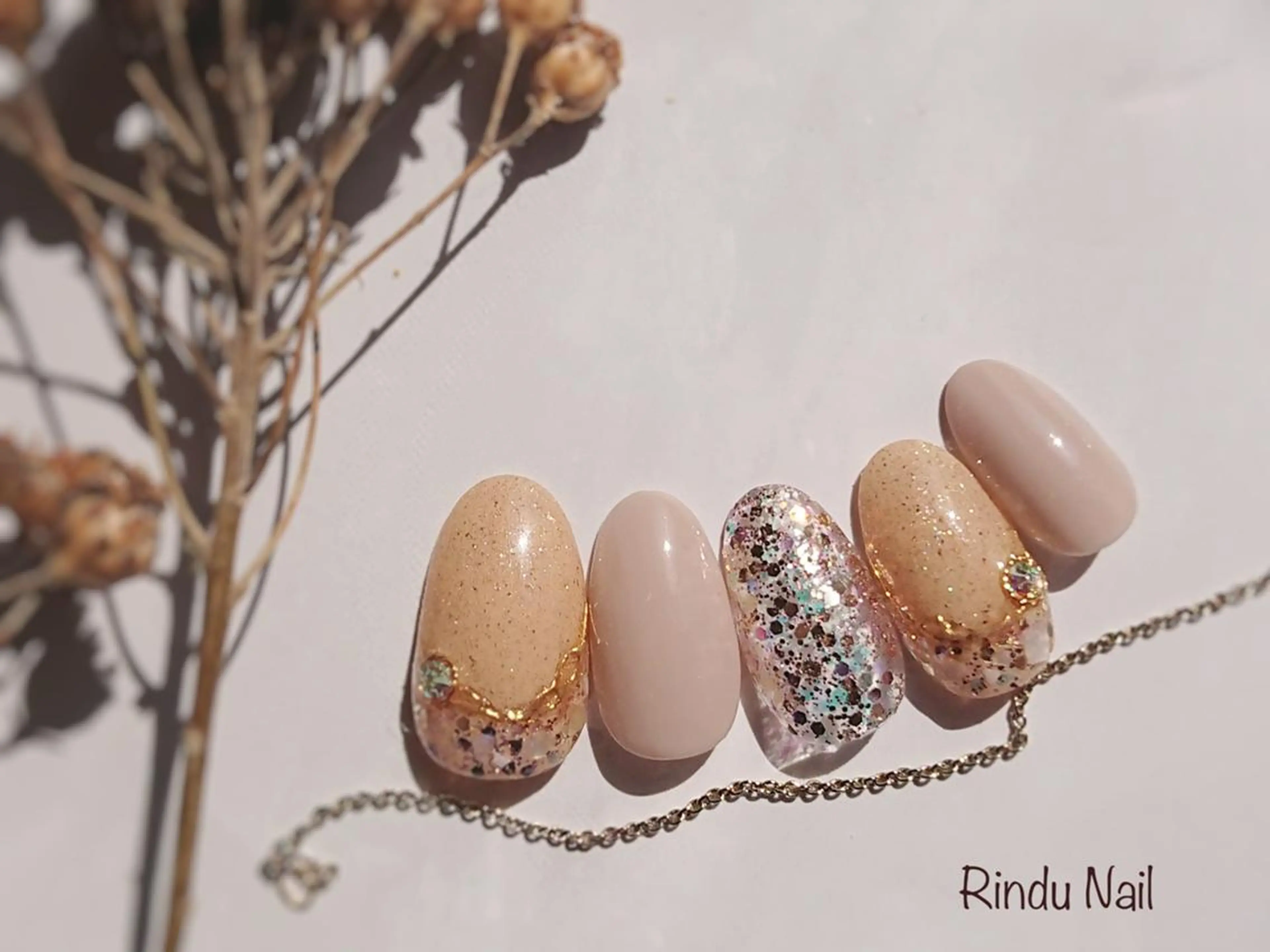 ネイル ニュアンスネイル Rindu Nail 上小田井ジュニアのネイルデザイン