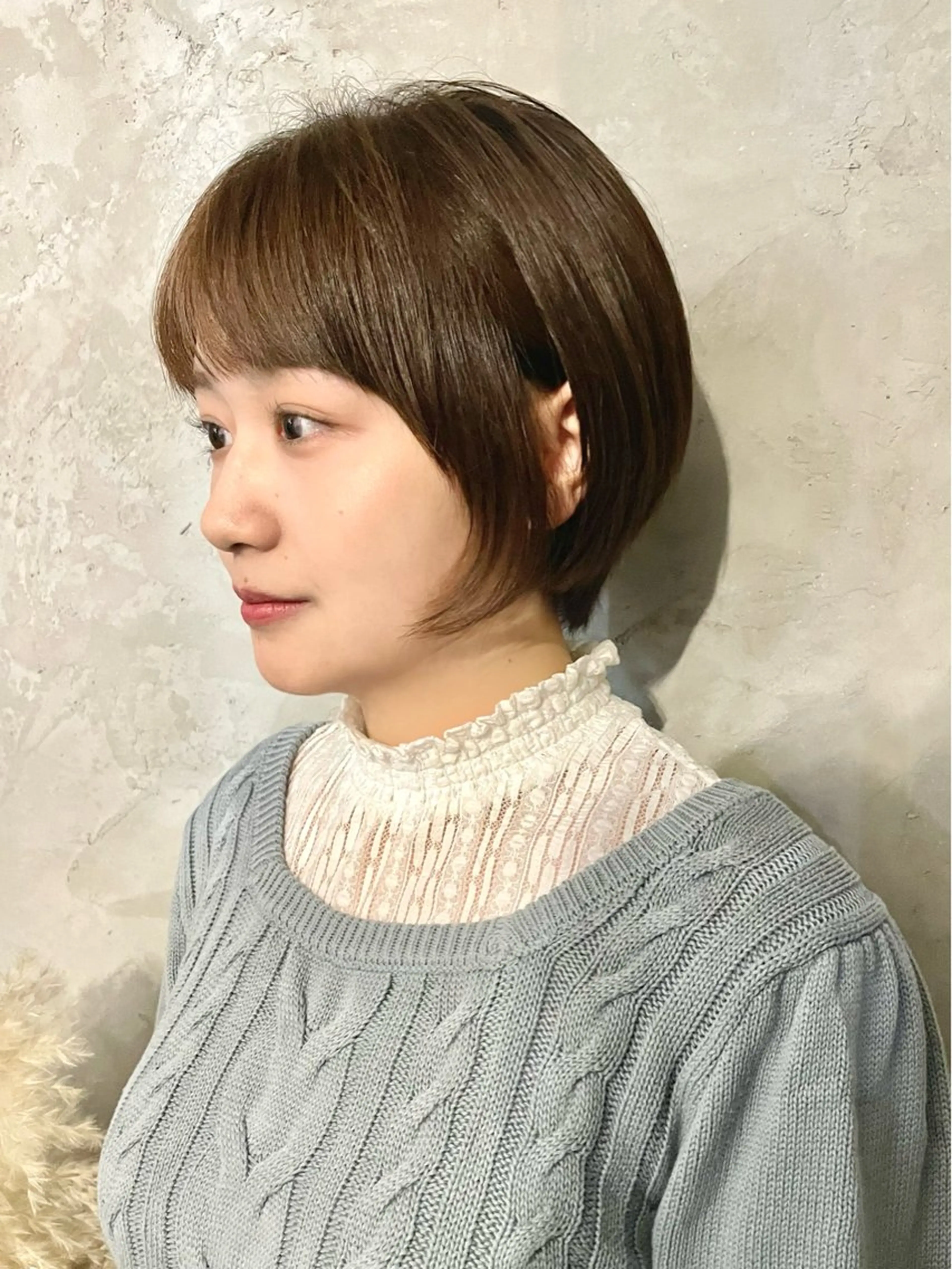 ショート カラー 岡田 恭明のヘアスタイル