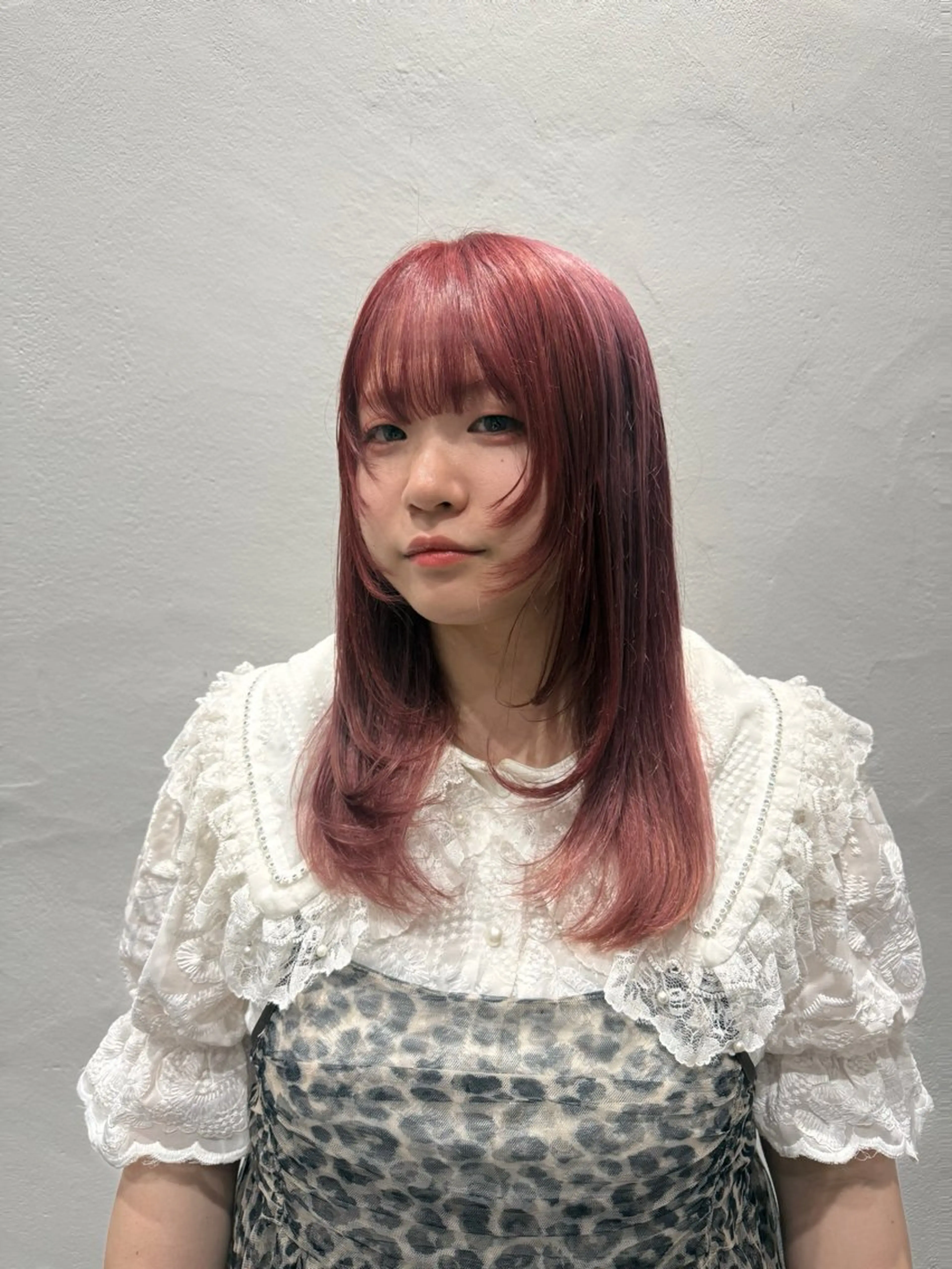 カラー ヘアカラー トリートメント haru 髪質改善サロンのヘアスタイル