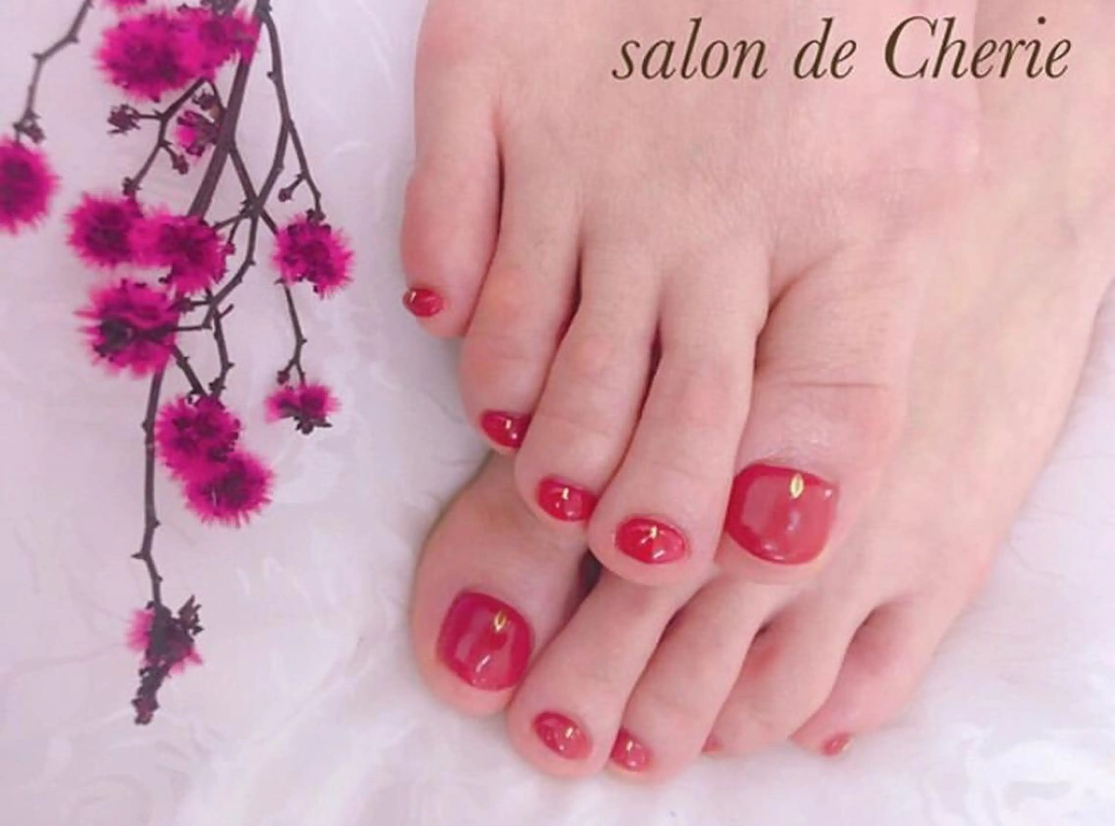 【新規】9月ミニモ限定★フット★ジェルネイル  ワンカラーの写真