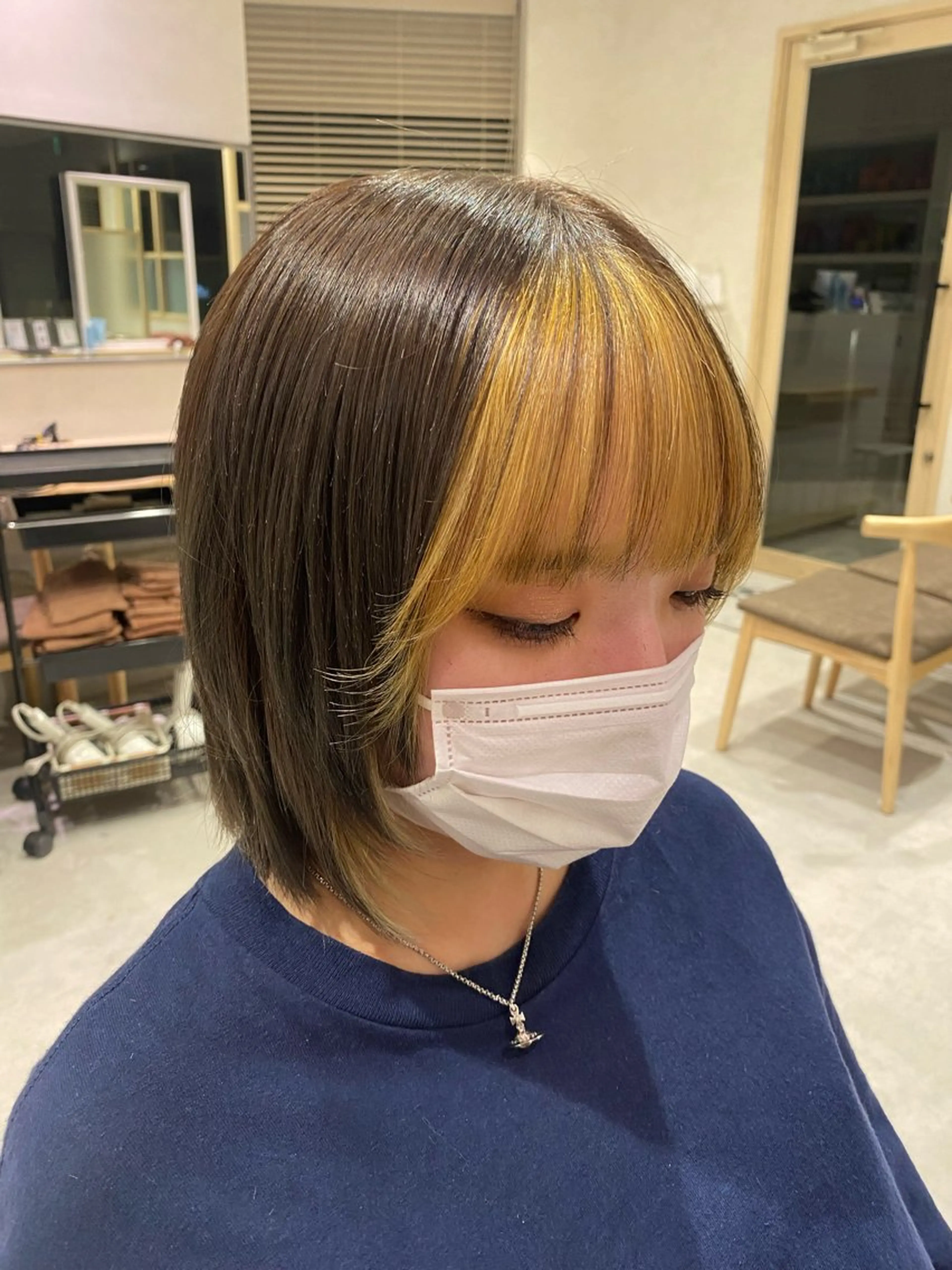 ミディアム カット ヘアカラー トリートメント 低ダメージ施術/ 🐮牛木 史裕🐮のヘアスタイル