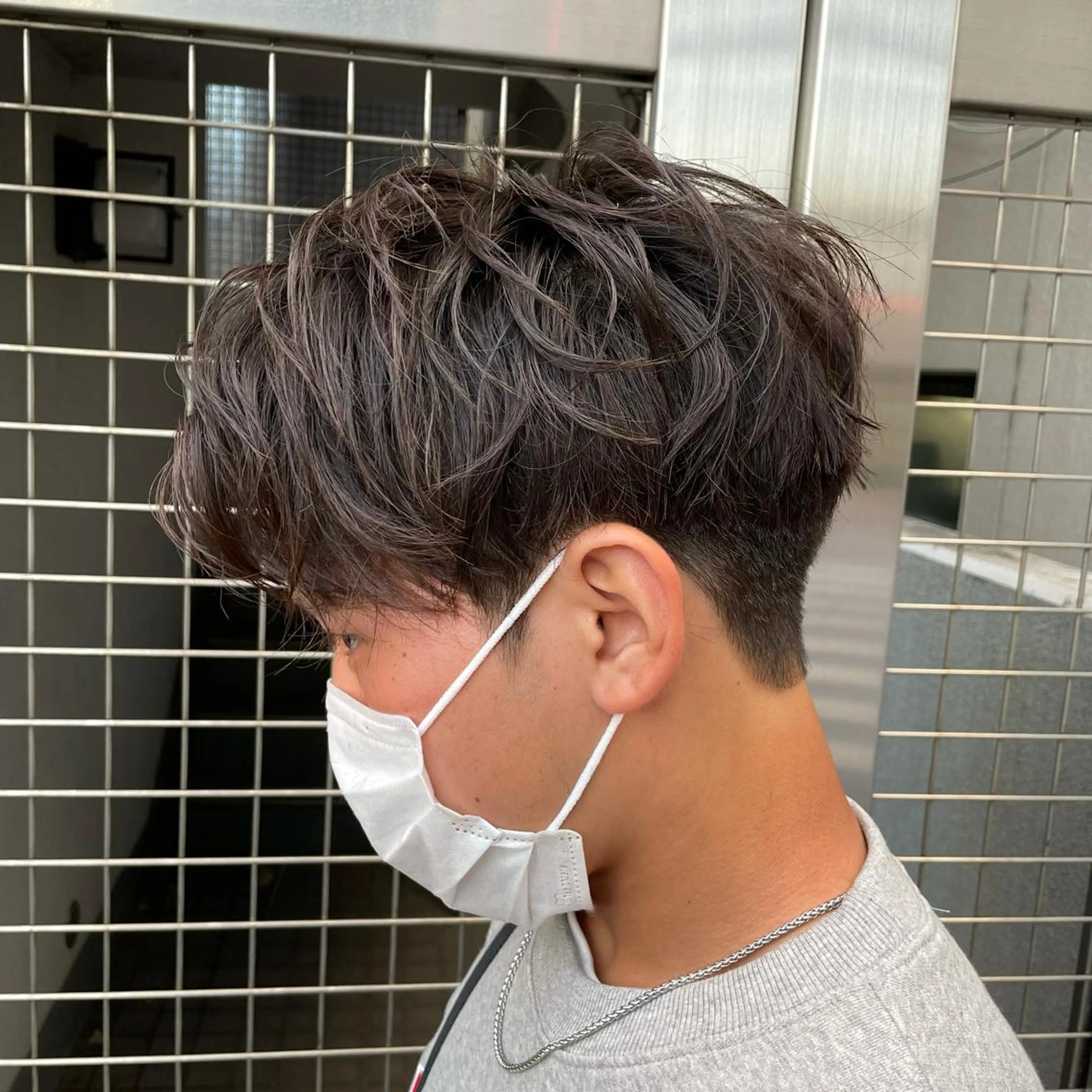 ショート メンズ カット 【メンズ縮毛矯正】 田中秀斗のヘアスタイル