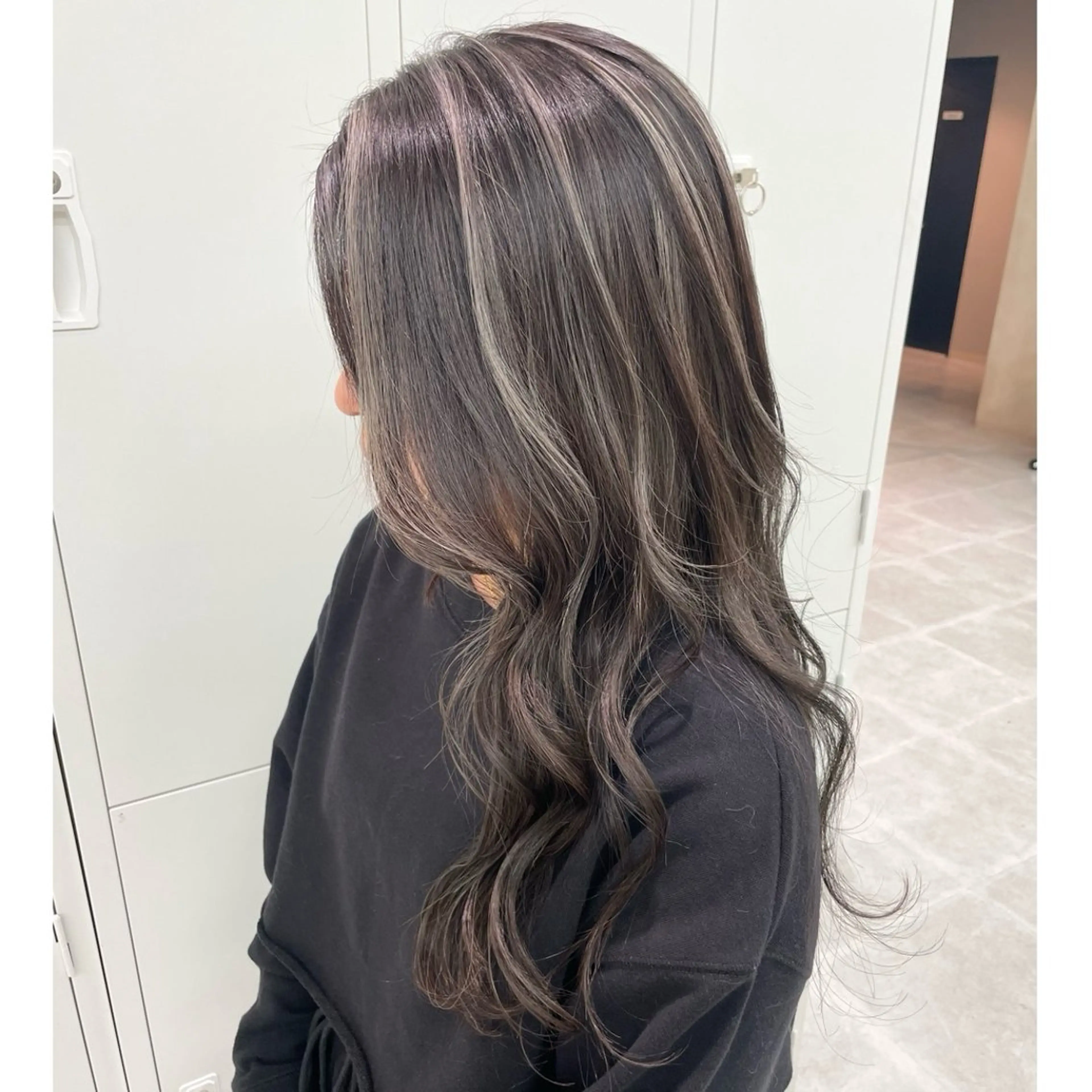 ロング カラー カット ヘアカラー トリートメント 奥山義進/大宮 /ダブルカラーのヘアスタイル