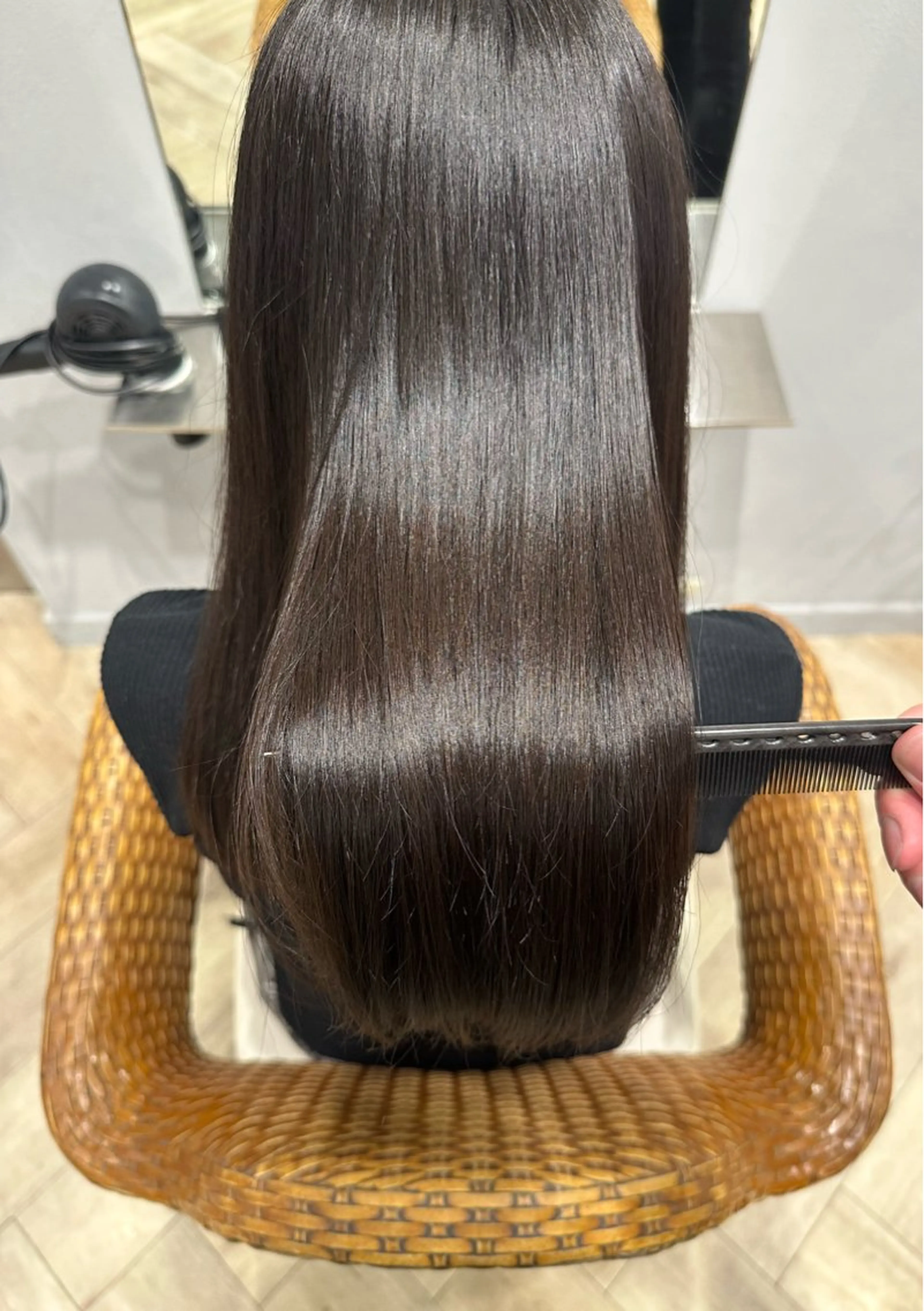 ロング 菊池 諒平のヘアスタイル