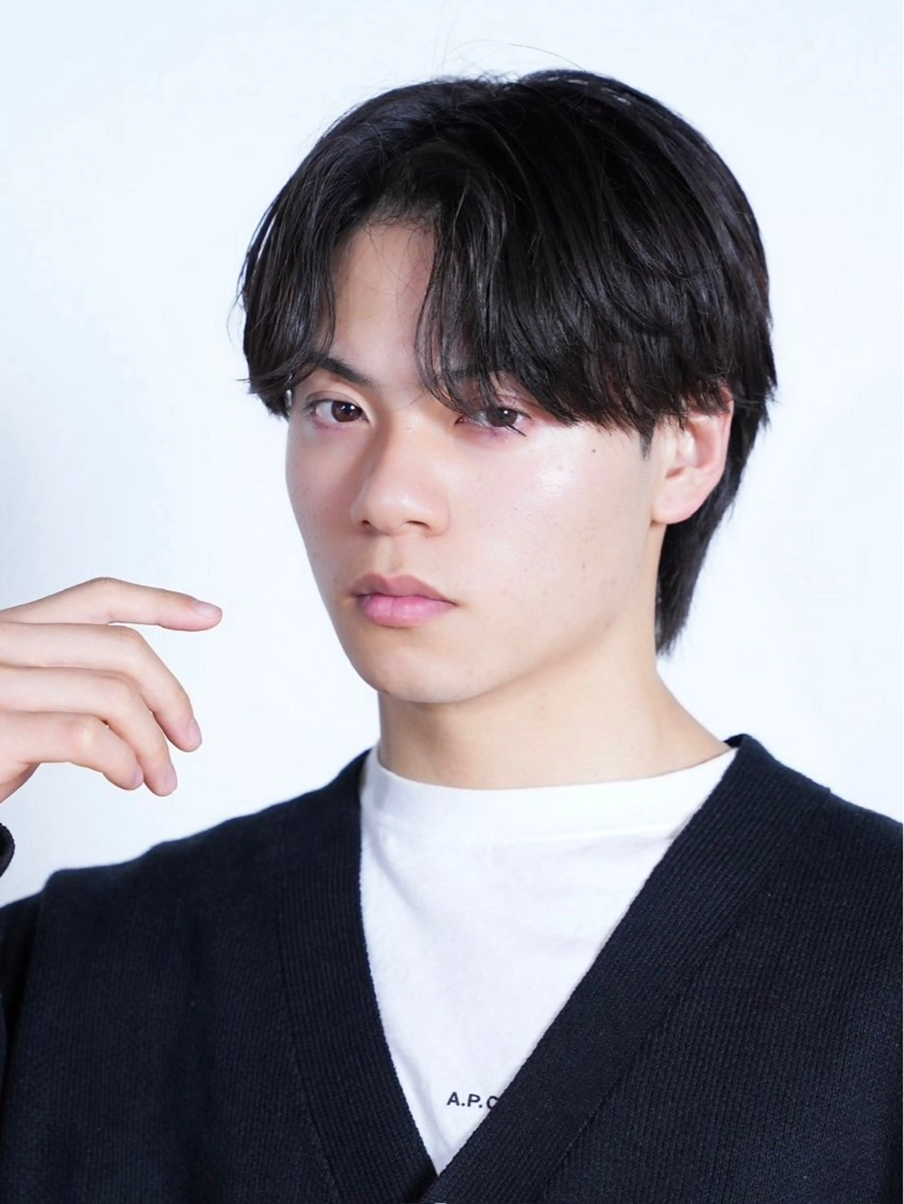 【必見‼️韓国風パーマ⭐️】メンズカット+毛流れパーマの写真