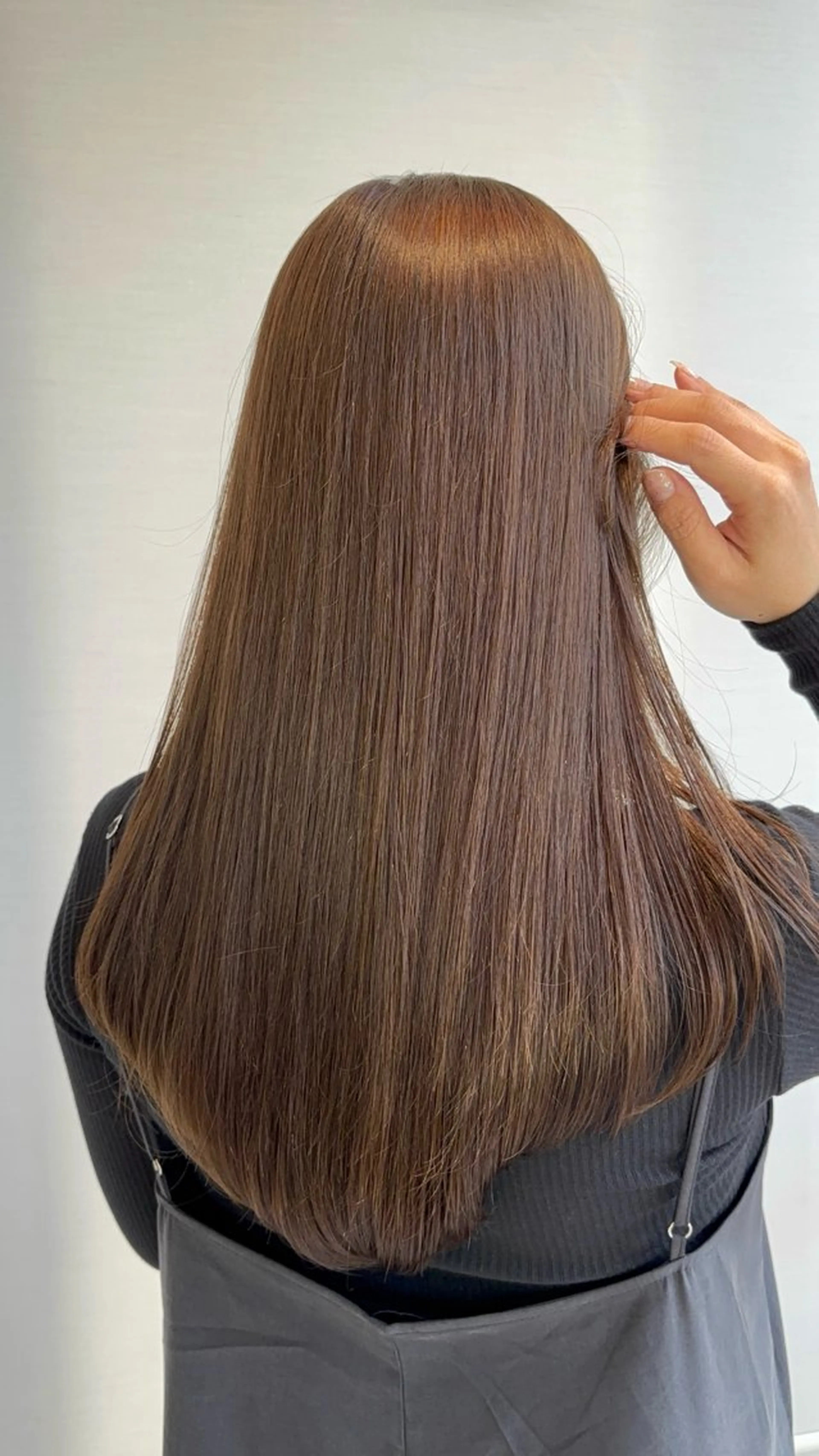 カラー ブリーチ ブリーチなしカラー ヘアカラー トリートメント 🫒🫒ブリーチなし 艶カラー🫒ヤマシロのヘアスタイル