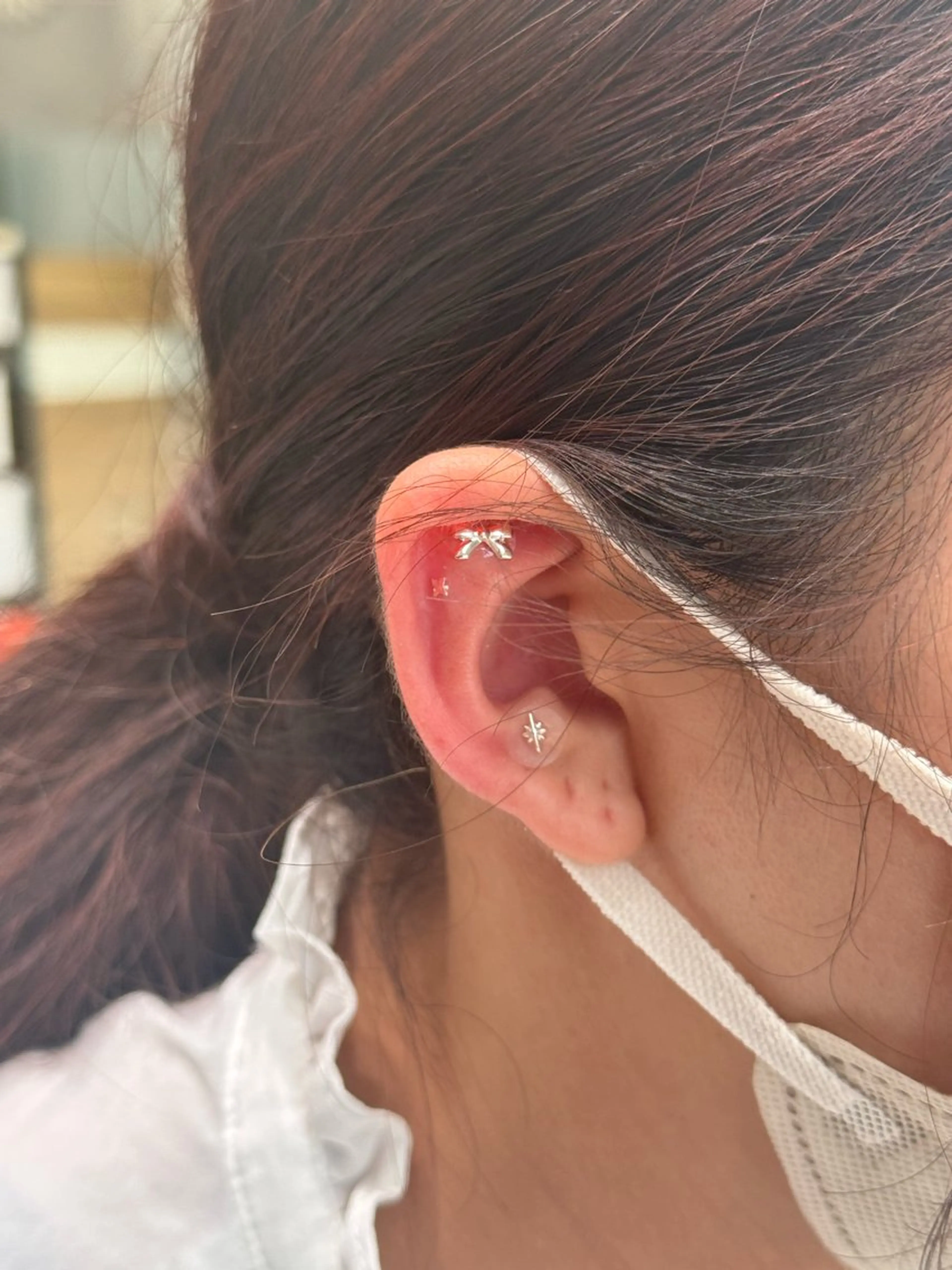 【🉐今人気】💎耳つぼジュエリー👂6粒¥2500の写真