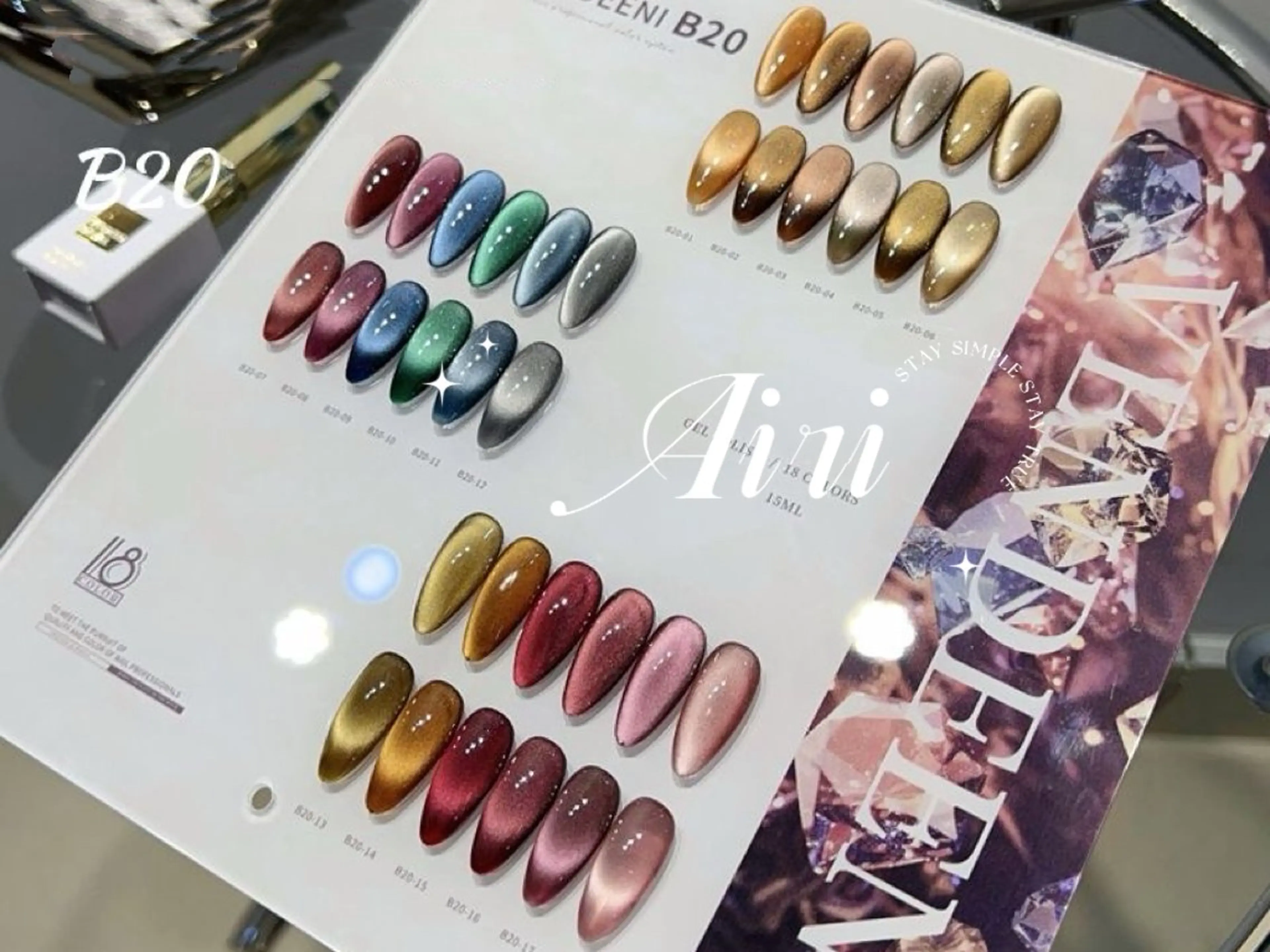 ネイル ハンドネイル ネイルサロンAiri 長さ出し·シンプルのネイルデザイン