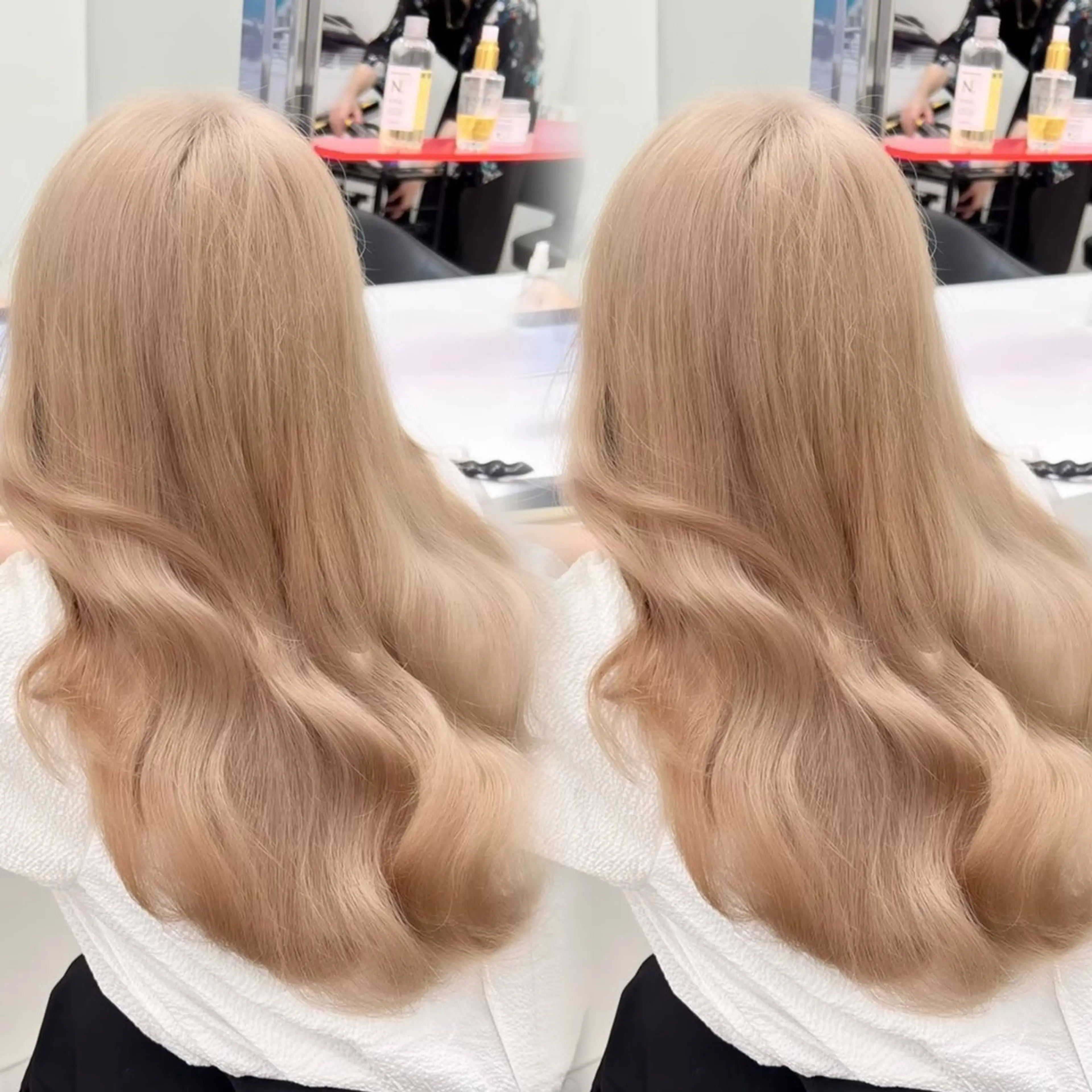 ロング カラー ヘアカラー トリートメント 髪質改善/美髪矯正 艶髪/Takutoのヘアスタイル