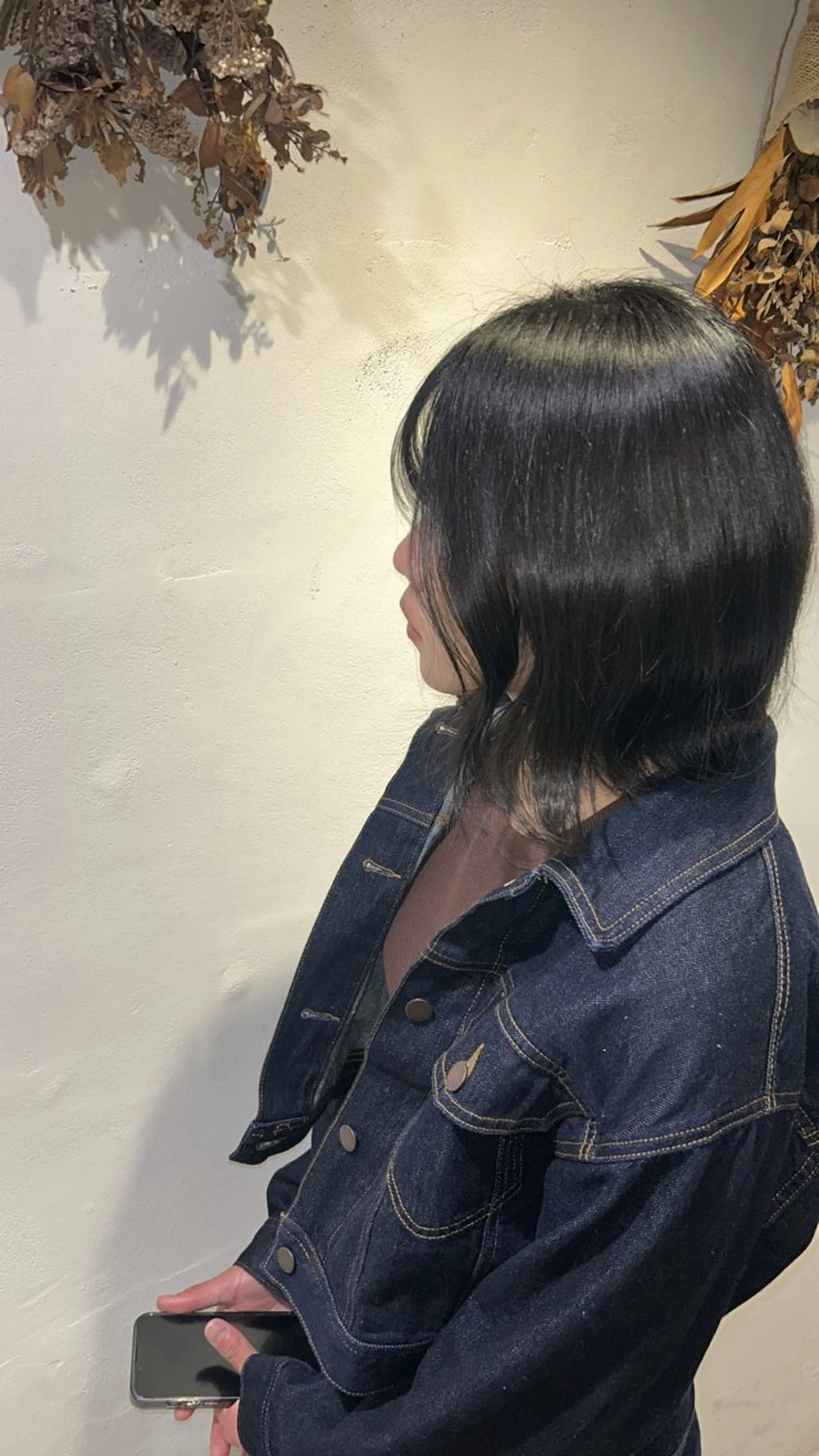 カラー オリーブグレー CINQ ドリームプラザ店所属・竹内 仁のヘアスタイル