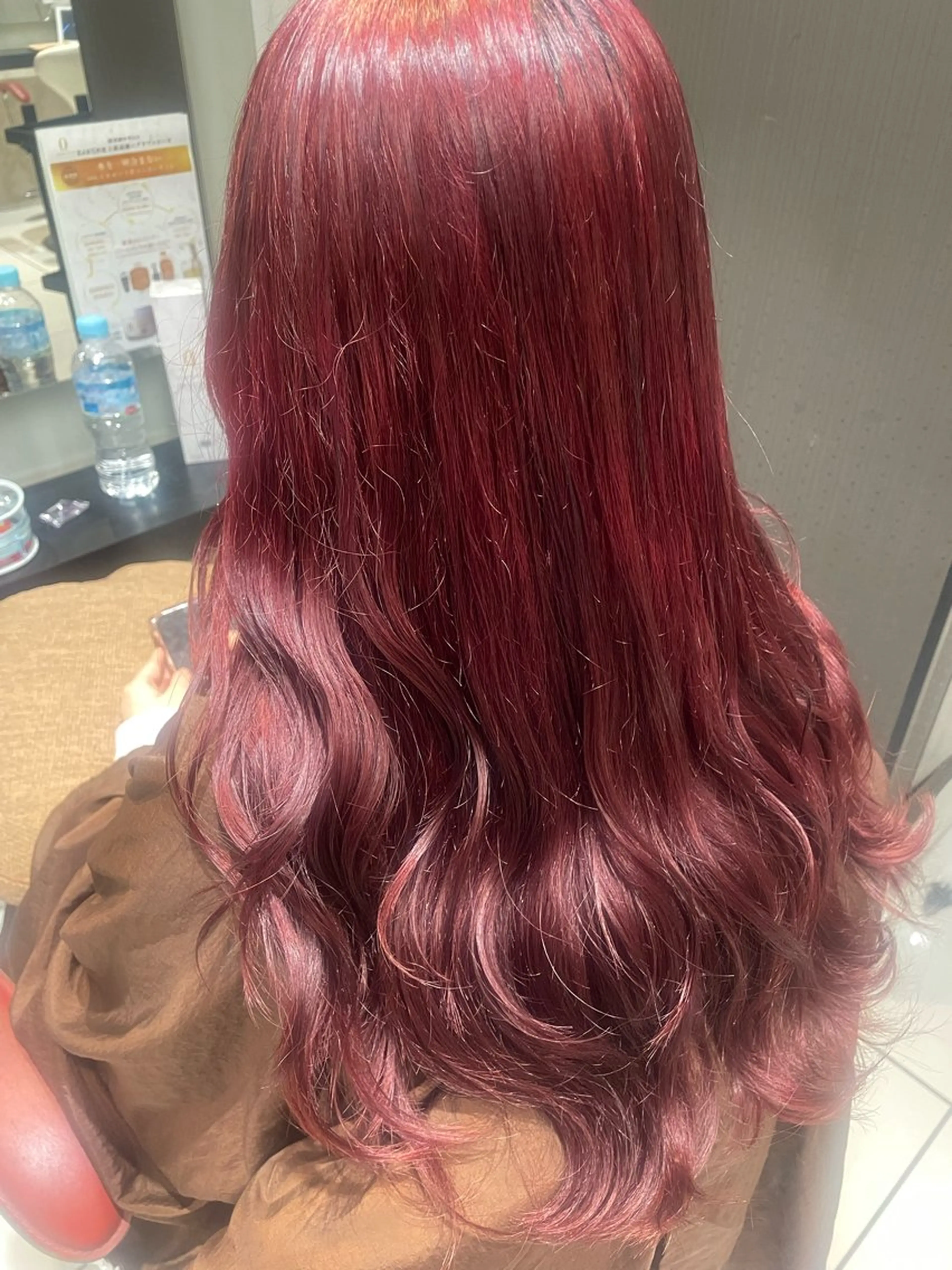 ロング カラー ヘアカラー トリートメント 💞暖色カラー 💞risaのヘアスタイル