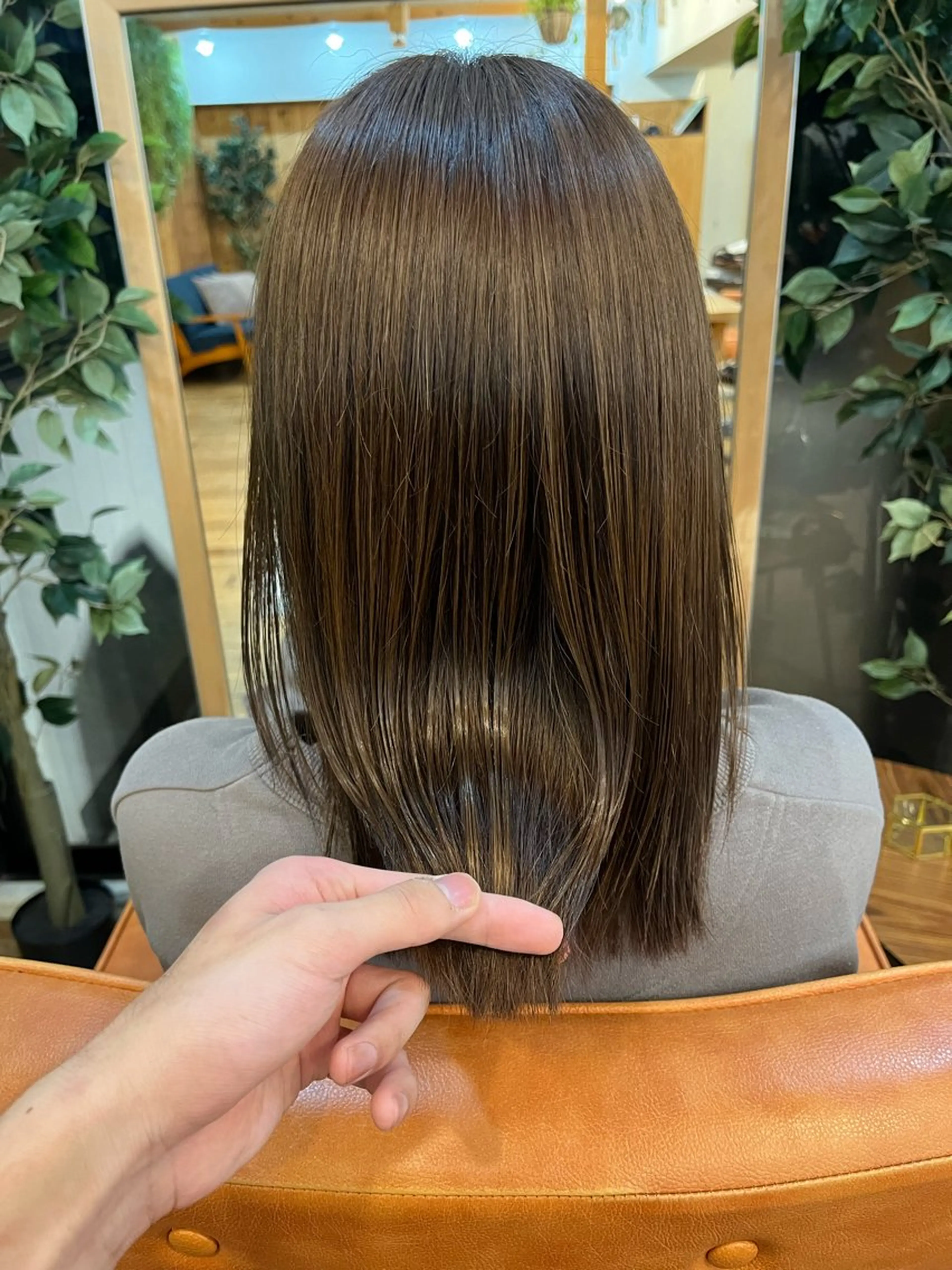 セミロング ⚪️髪質改善 縮毛 店長 コウ⚪️のヘアスタイル