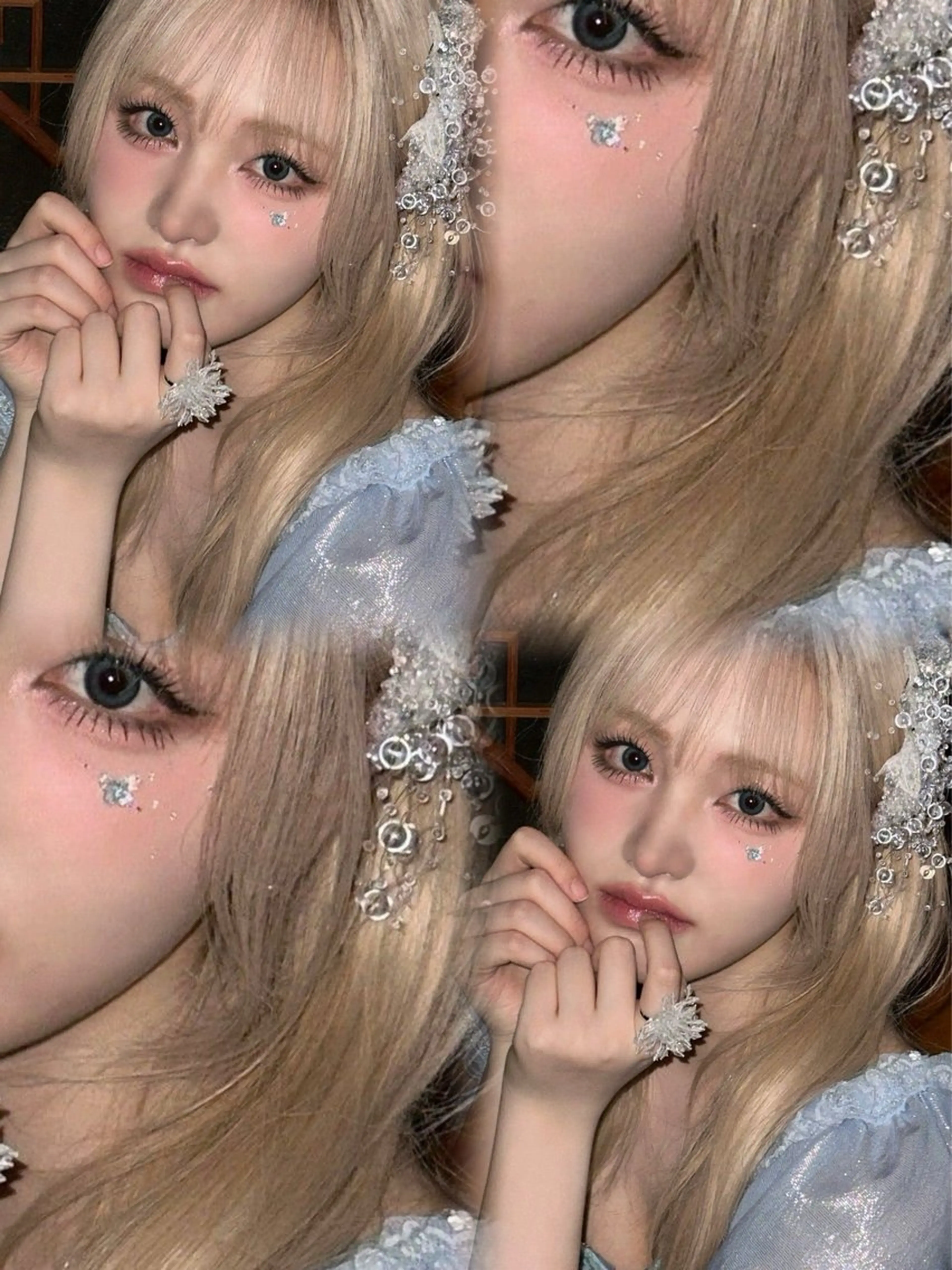 セミロング カラー ヘアカラー 🫧ミルクティー ブリーチRIKU🫧のヘアスタイル