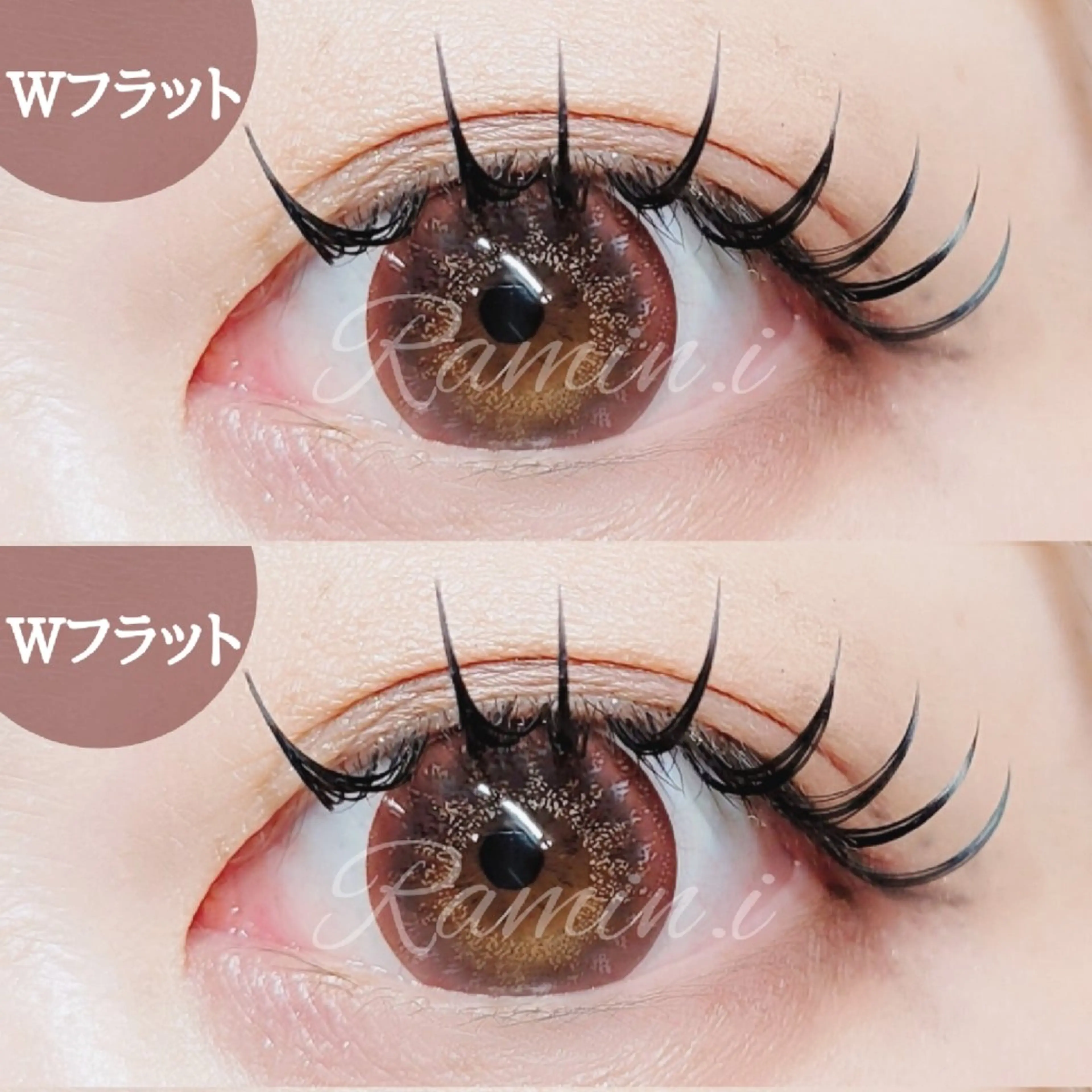 Wフラットラッシュ 80本の写真