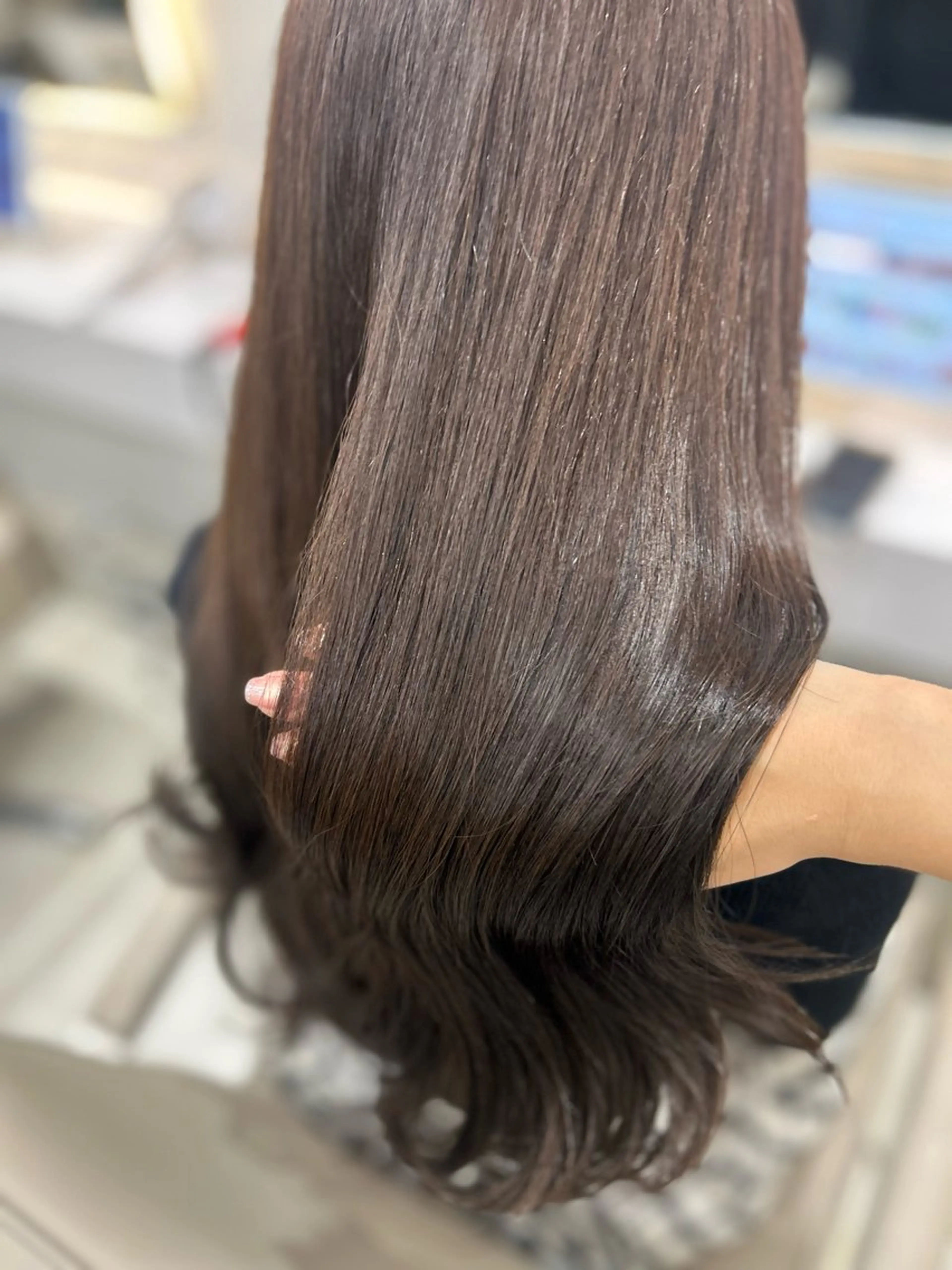 ロング カラー カット ヘアカラー トリートメント IVE所属・ダブルカラー髪質改善 /Annaのヘアスタイル