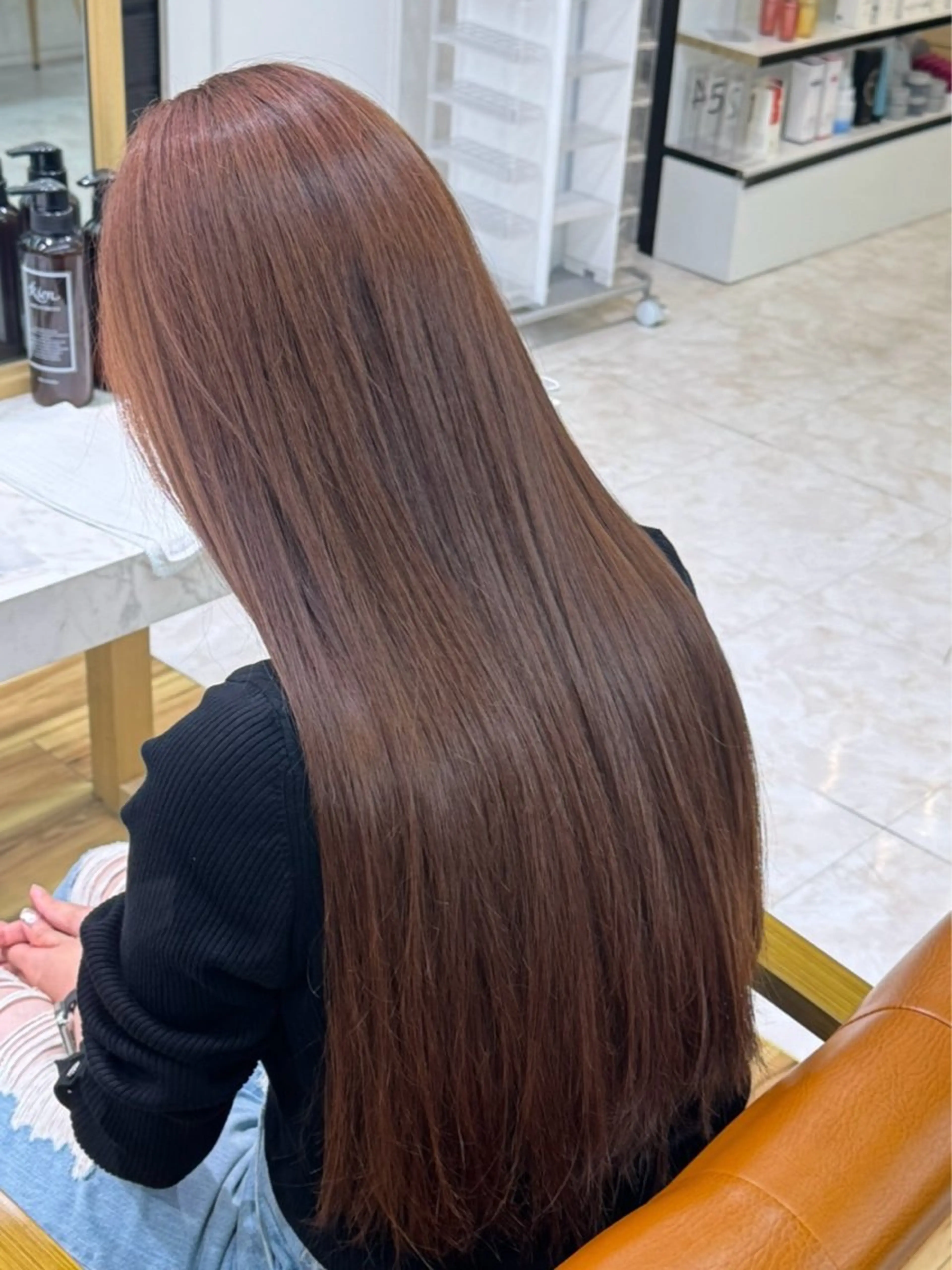 ロング カラー ヘアカラー 野中 悠那のヘアスタイル