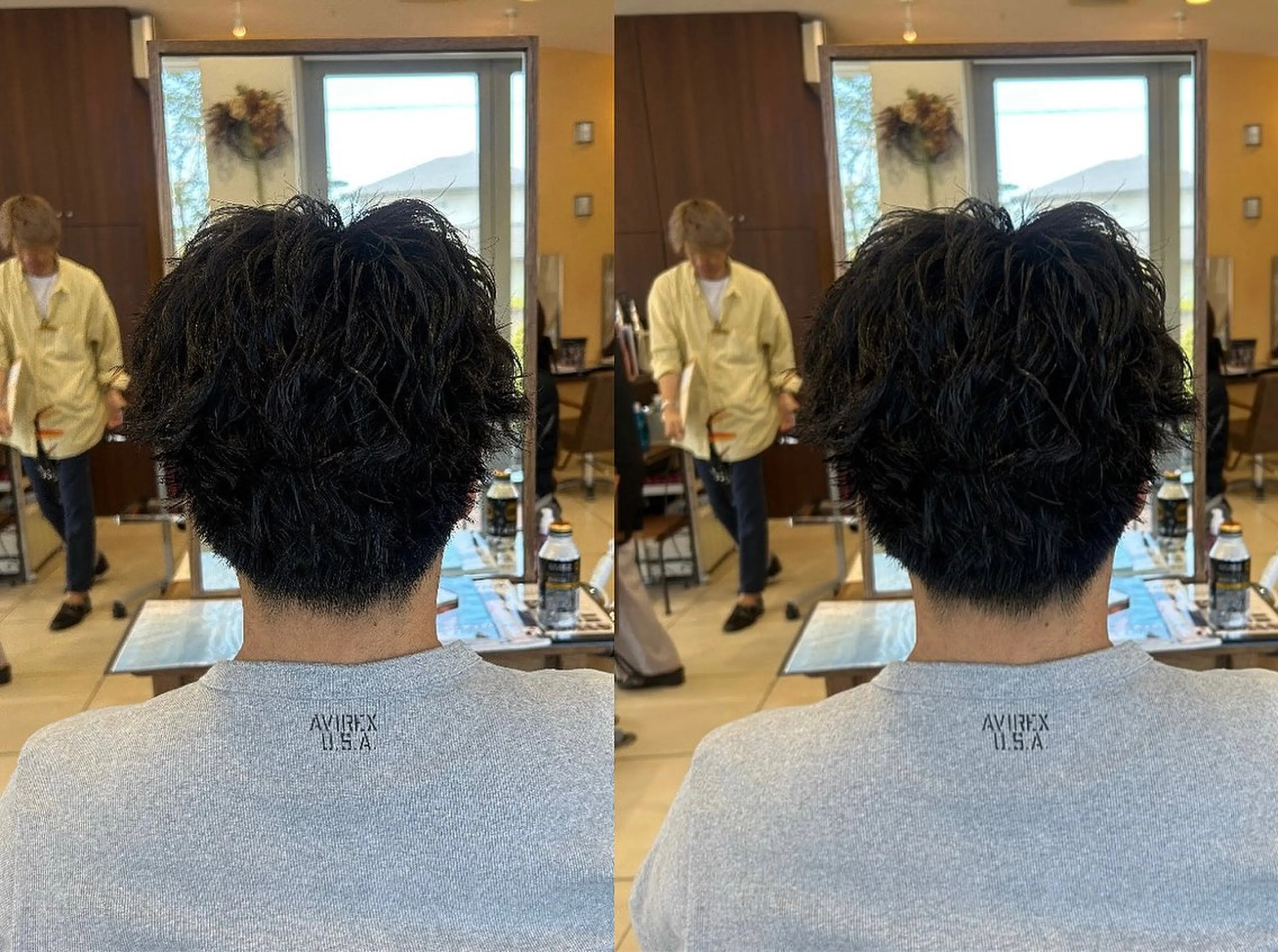 ショート パーマ メンズ メンズパーマ トリートメント 竹内帆希/縮毛矯正 /レイヤーカットのヘアスタイル