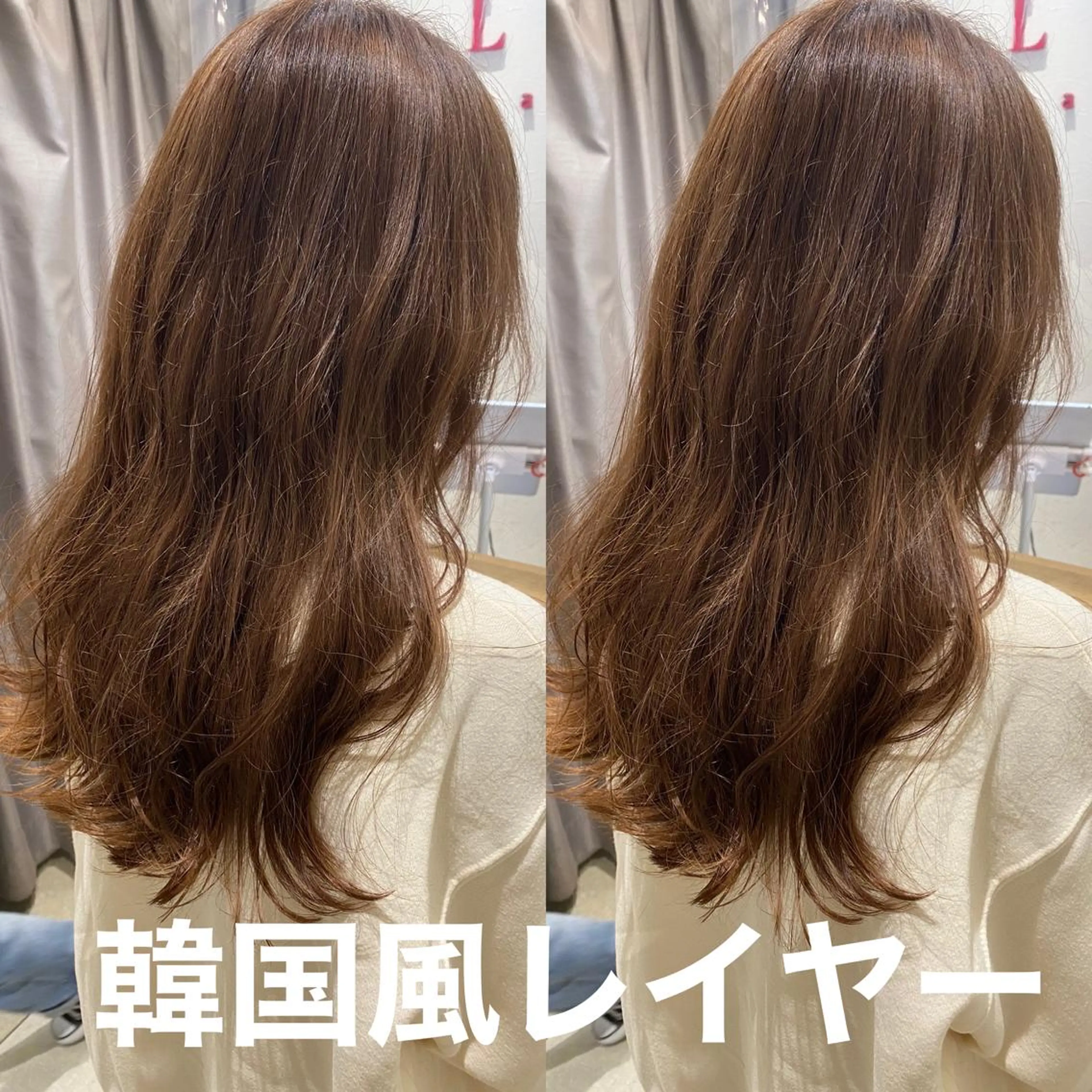 セミロング Livnaリヴナ立川所属・レイヤー/ハイライト /立川/赤池宏隆のヘアスタイル