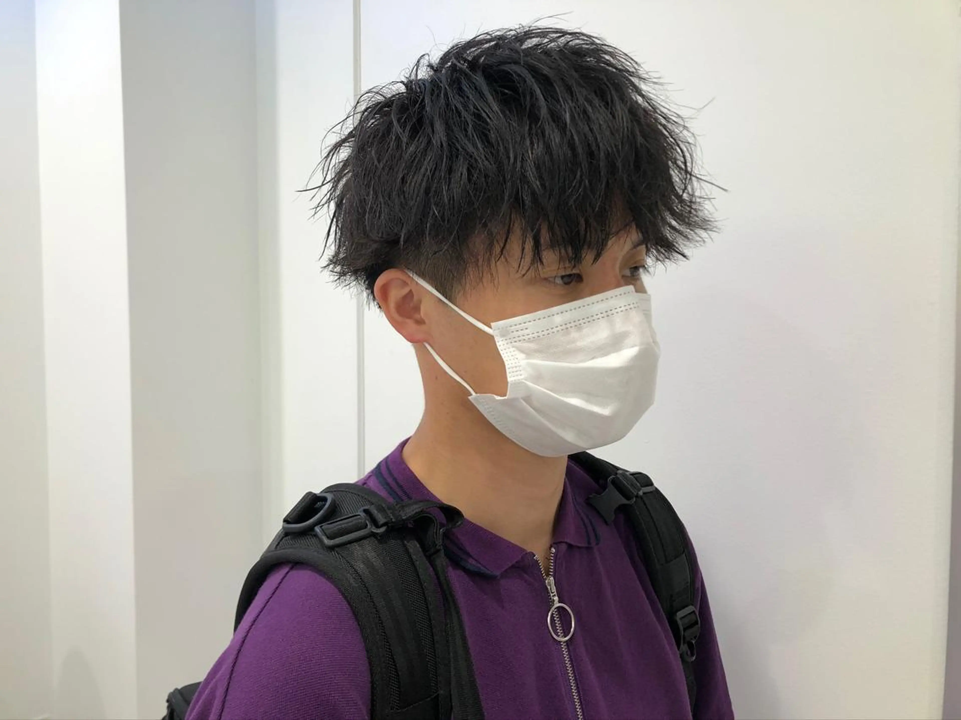 パーマ メンズ BABY 艶髪暗髪ヘア💖達人のヘアスタイル