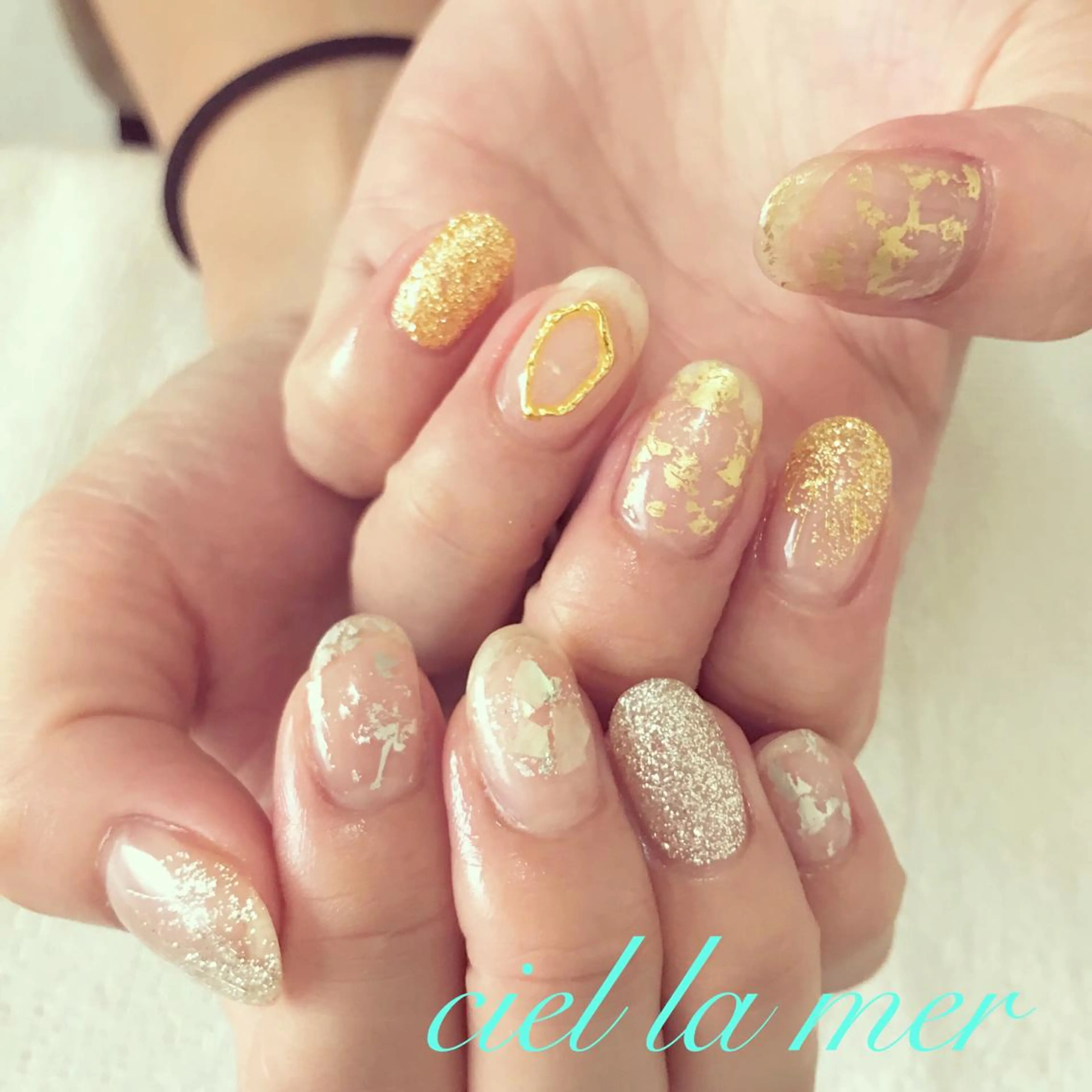 ネイル ハンドネイル フットネイル ciel la merのネイルデザイン