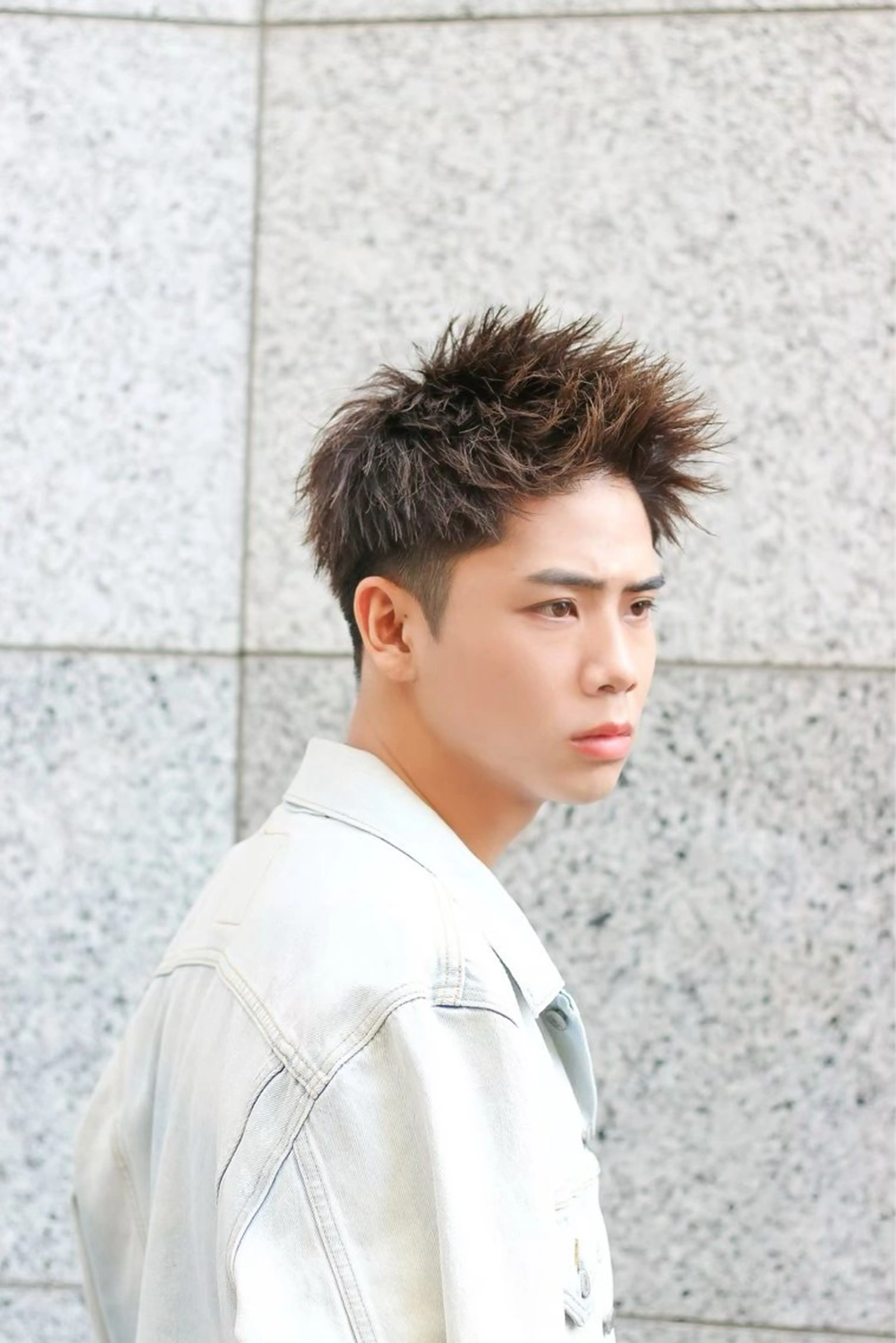 ショート メンズ メンズ特化カットパー マカラー坂田柊のヘアスタイル