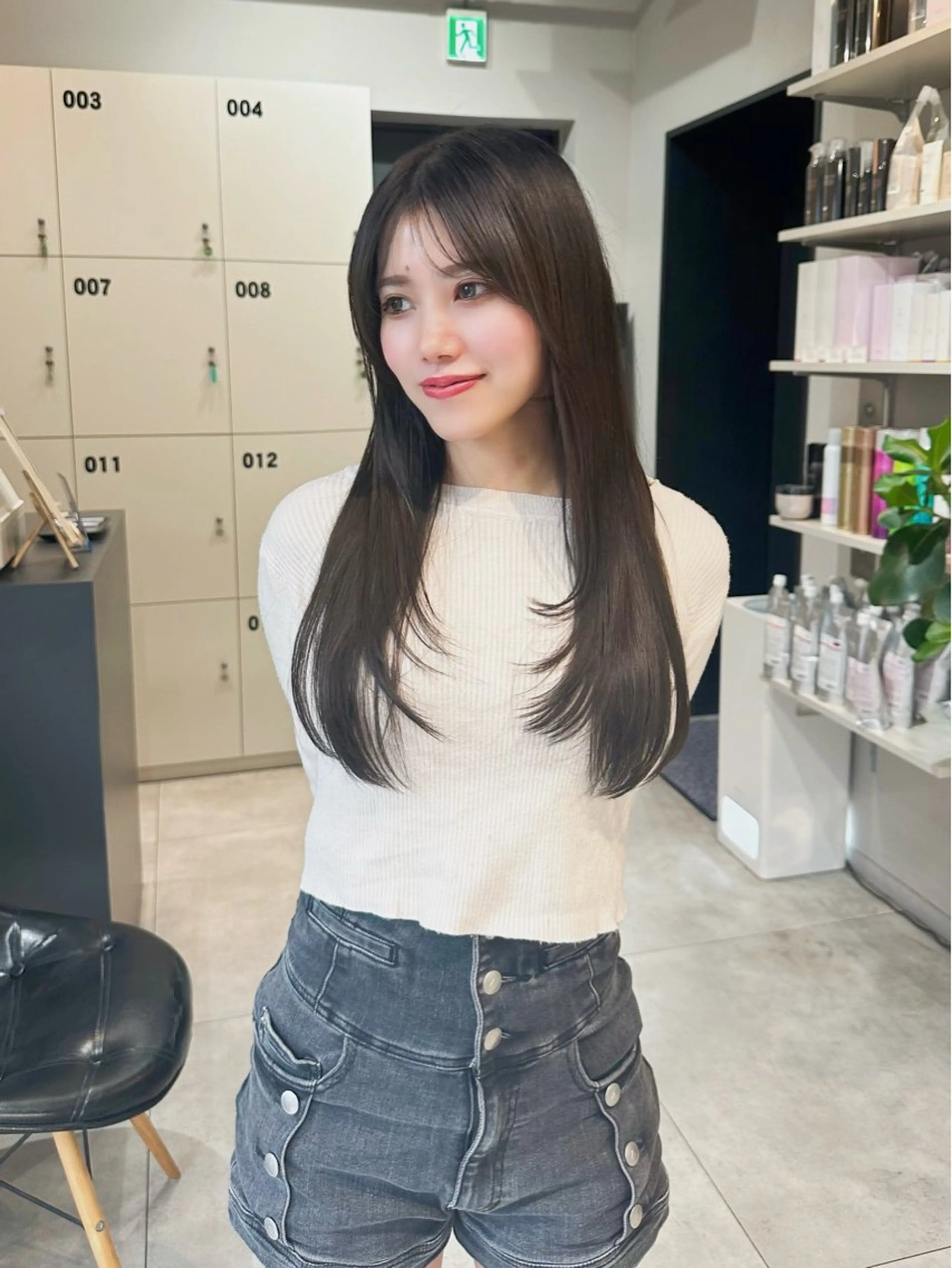 ロング カラー 韓国風ヘア レイヤーカット カット ヘアカラー KURO/韓国ヘア /レイヤーカットのヘアスタイル