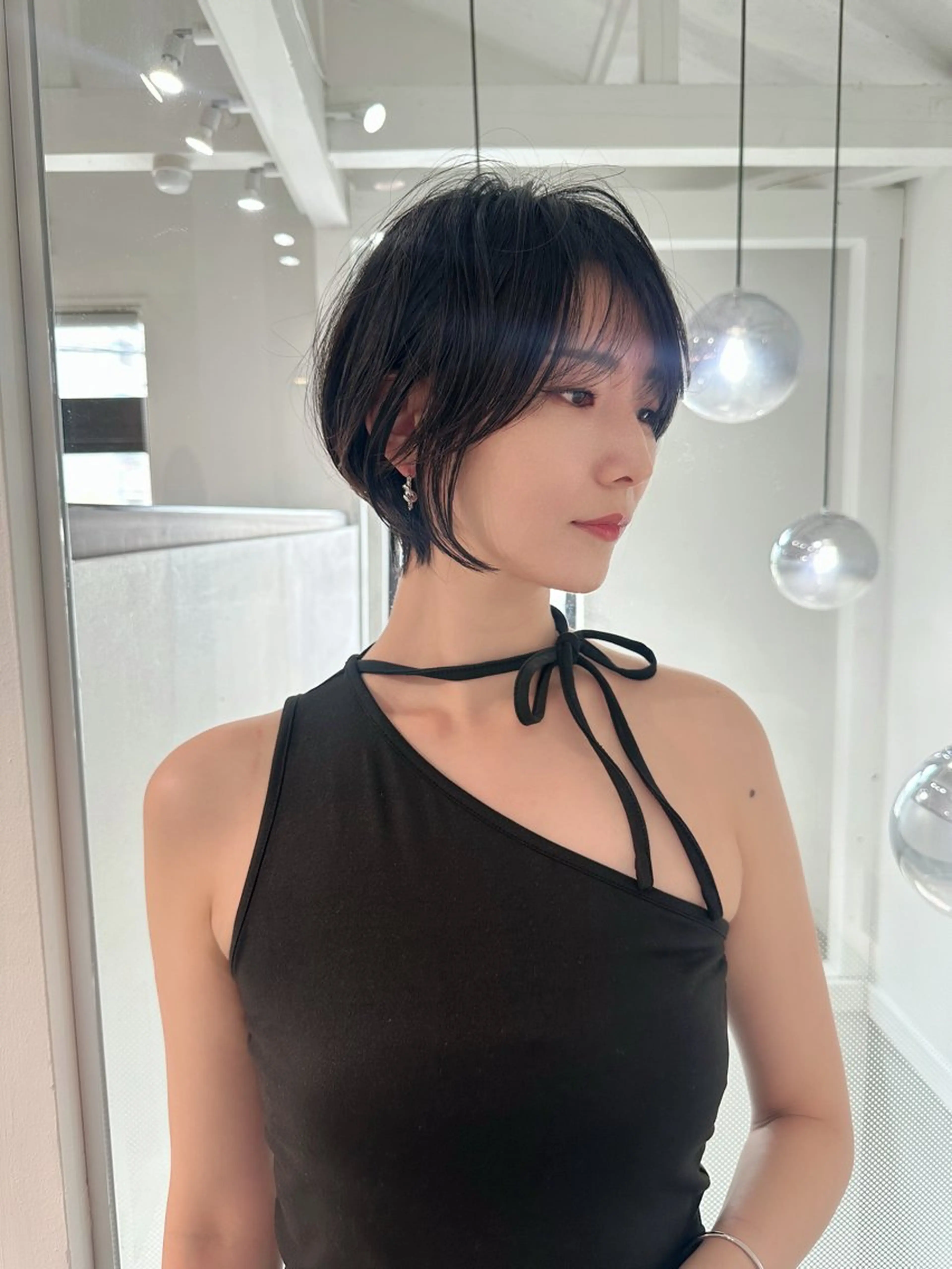 ショート ショートヘア 小顔カット カット ヘアカラー トリートメント ヘッドスパ taiga ショート /レイヤー/矯正🌈のヘアスタイル