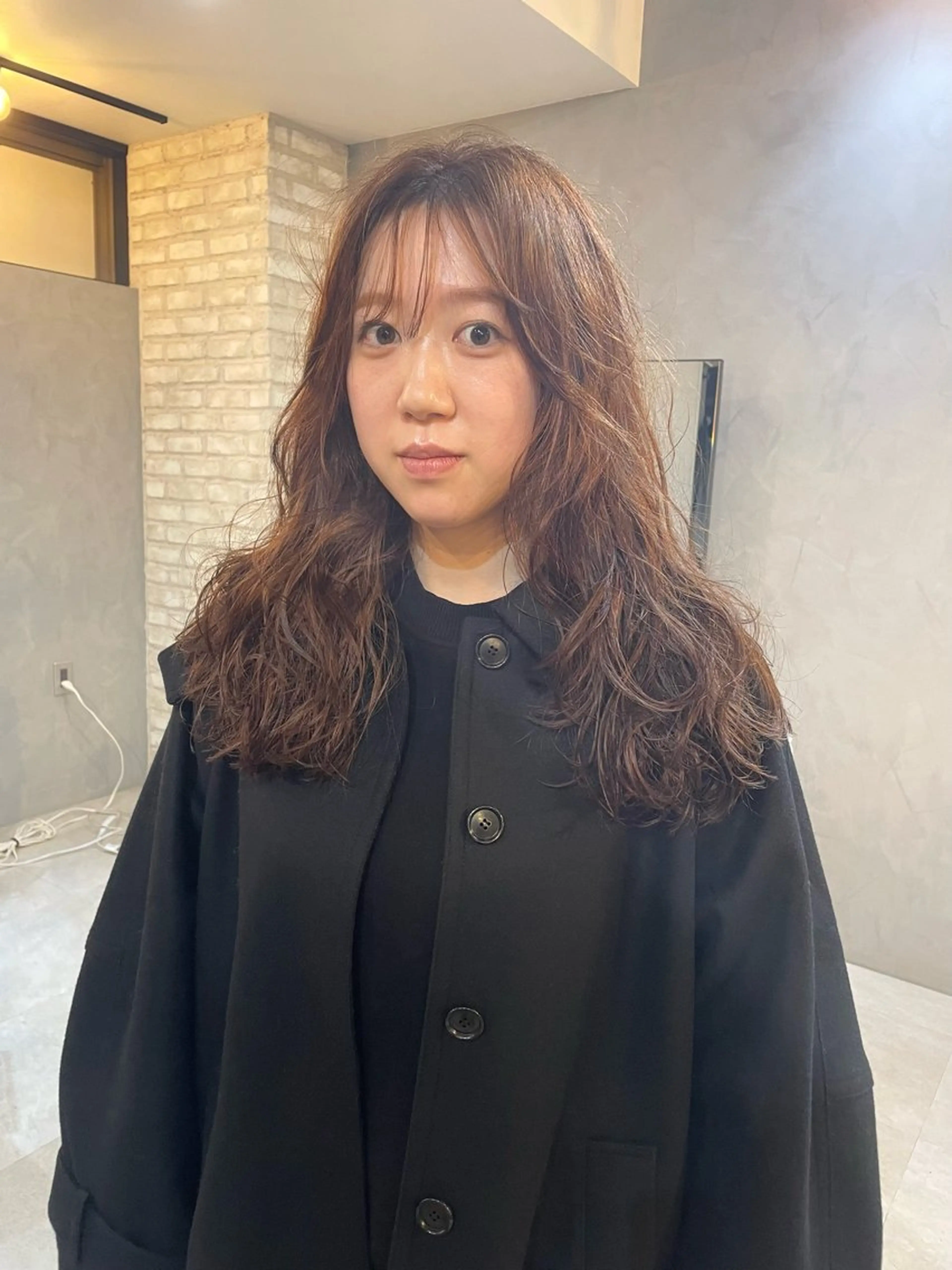 ロング パーマ カット パーマ トリートメント Basis 田口豪司のヘアスタイル