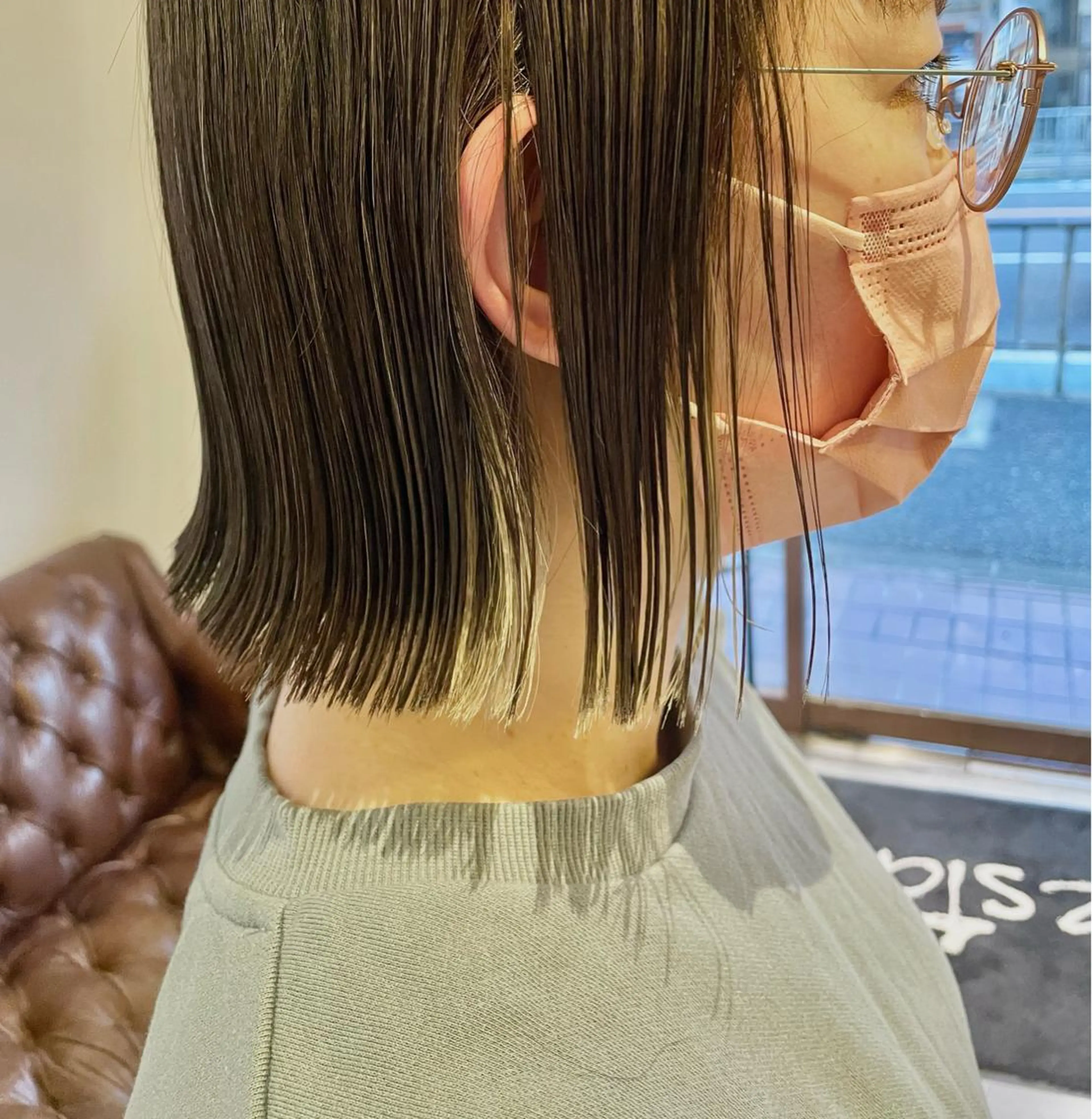 ミディアム ボブ popi 片岡のヘアスタイル