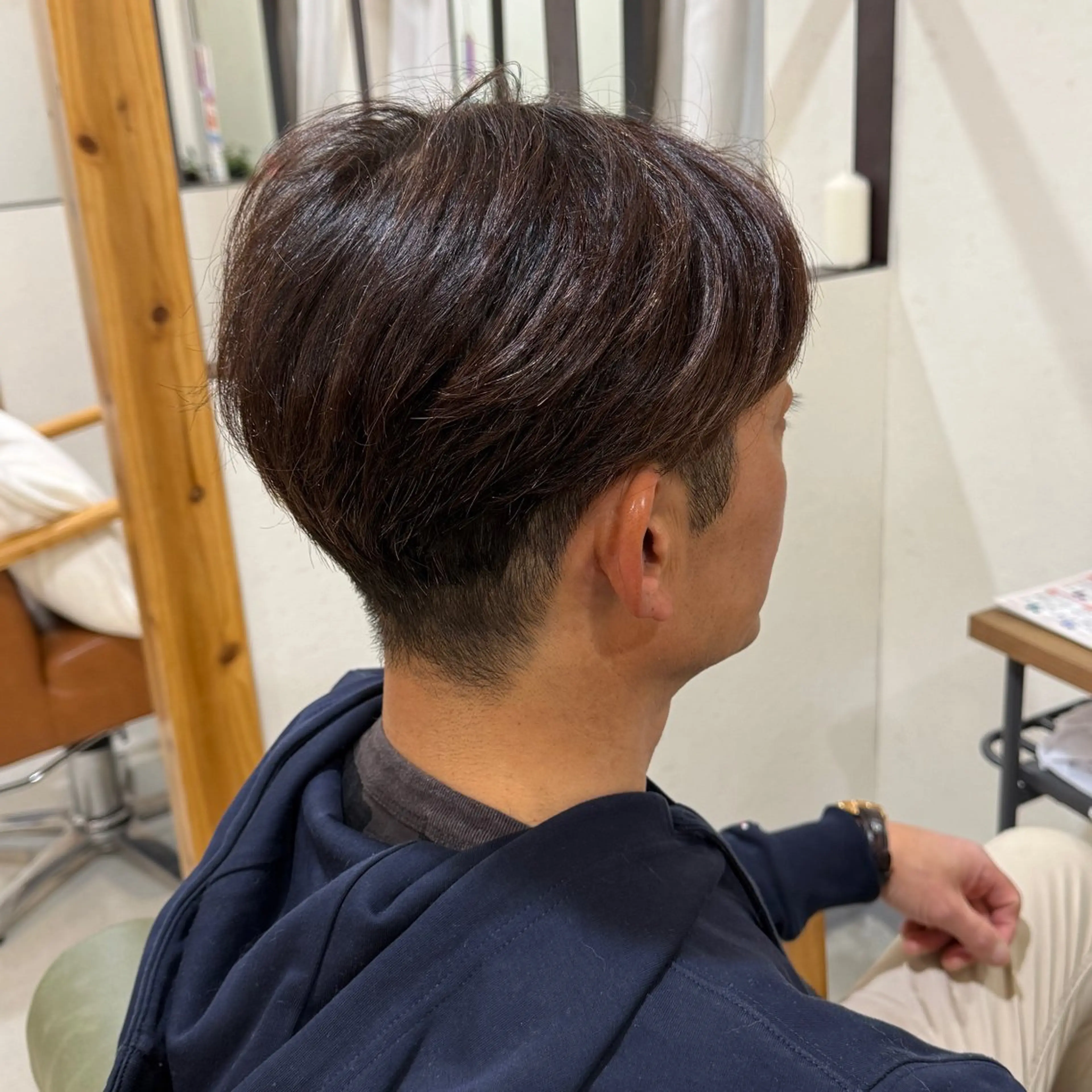 ショート メンズ センターパート カット ココナ🖤/メンズ /パーマ/nicoのヘアスタイル