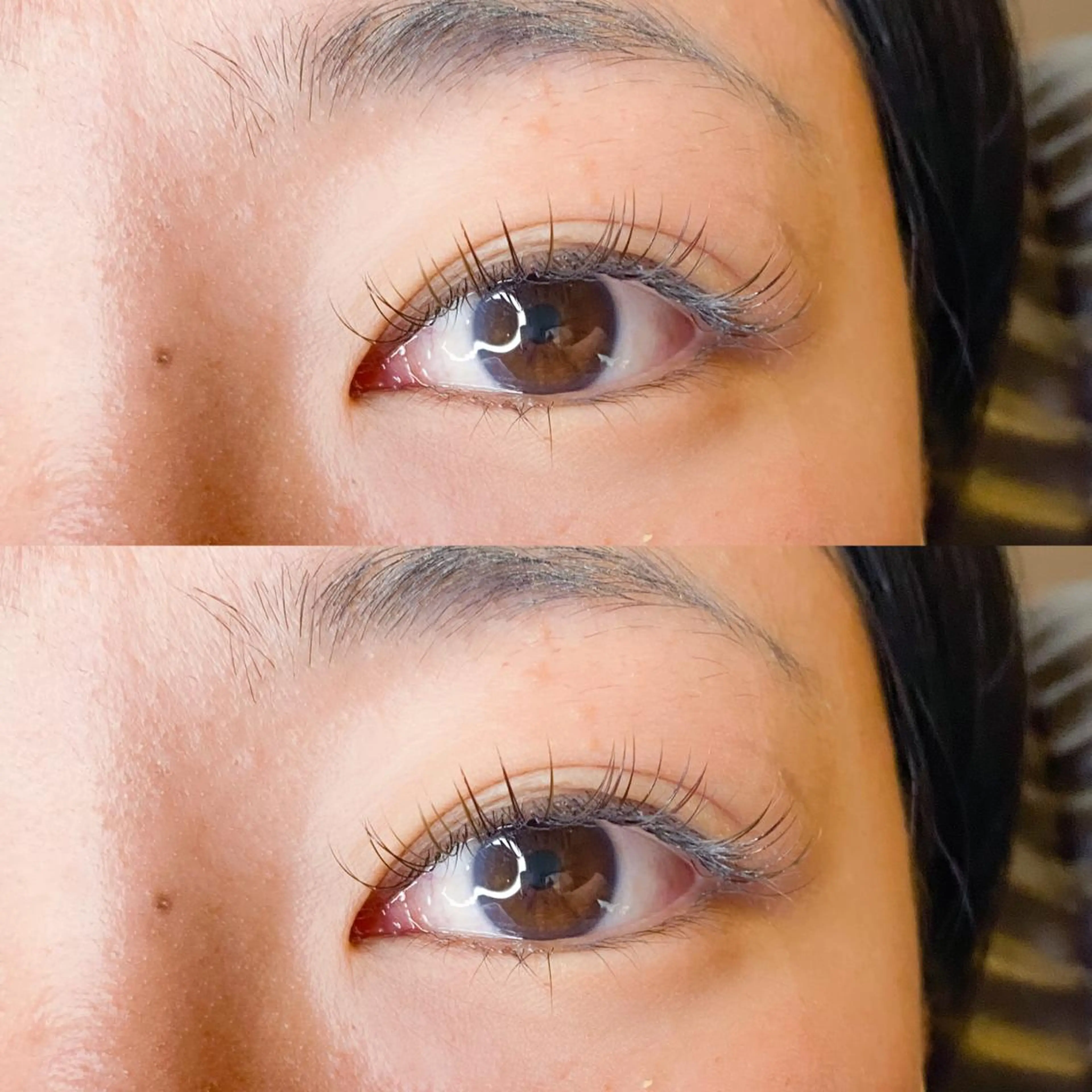 マツエク・マツパ カラーマツエク フラットラッシュ une 石橋阪大前・ 箕面・池田・蛍池のマツエク・マツパデザイン