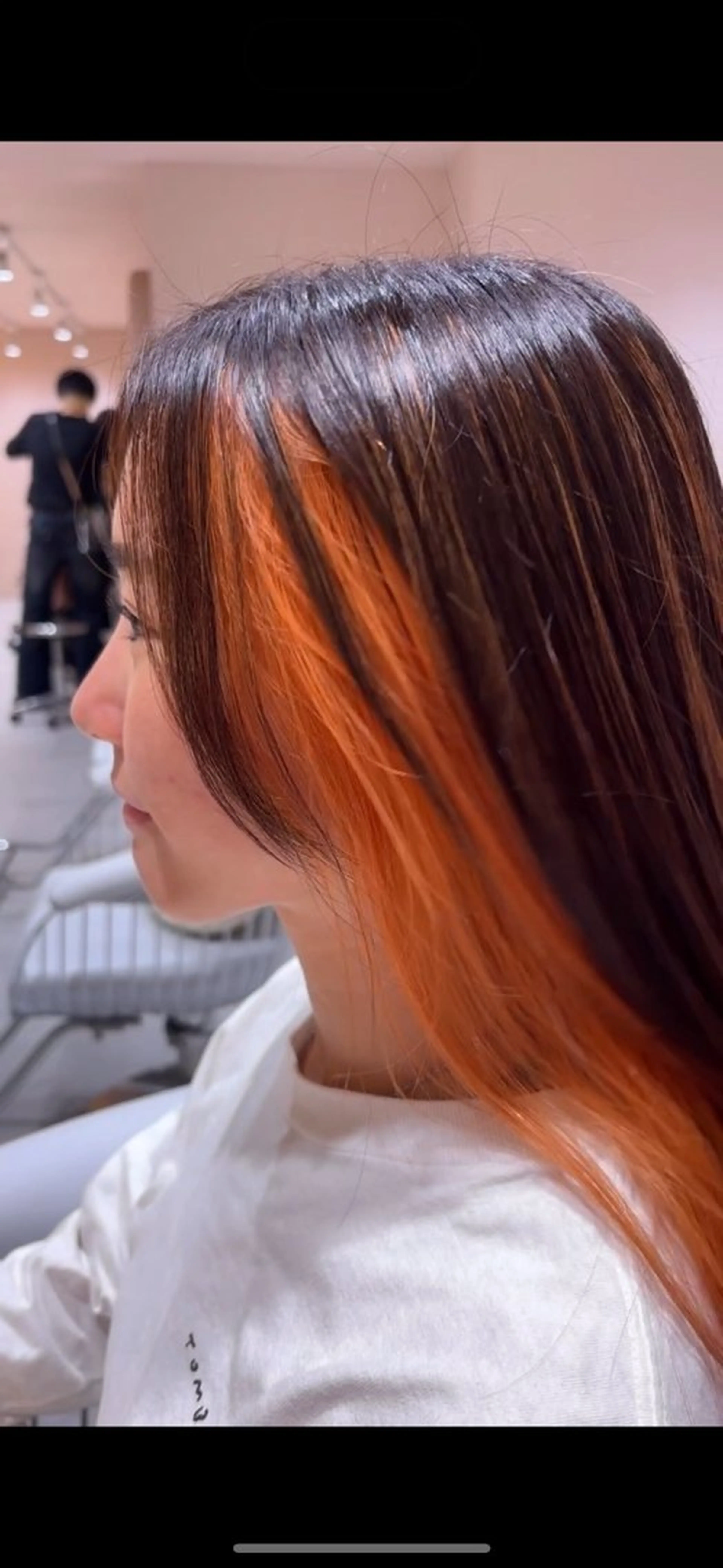 カラー sand clear所属・戸森 manakaのヘアスタイル