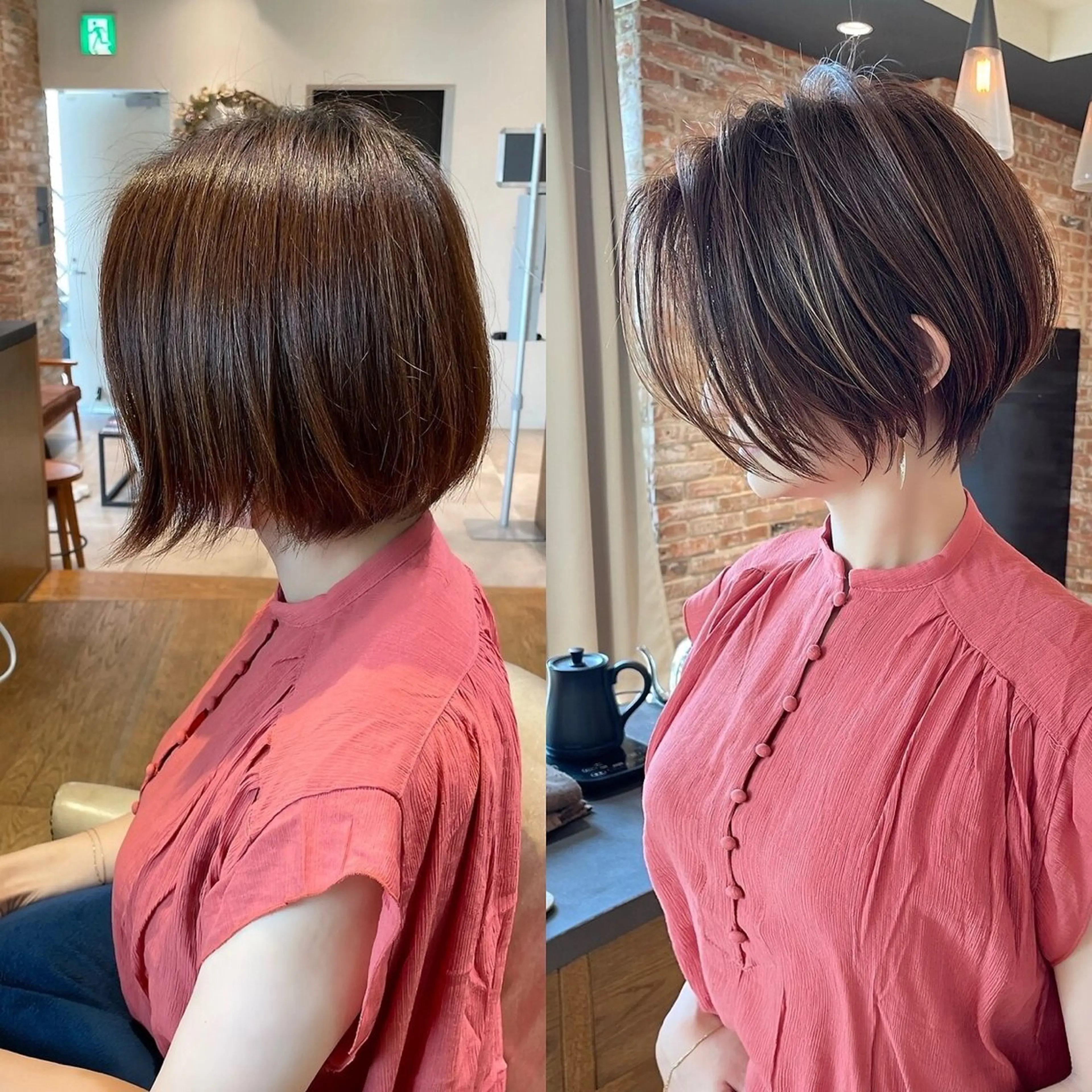 ショート 若狭 真央のヘアスタイル