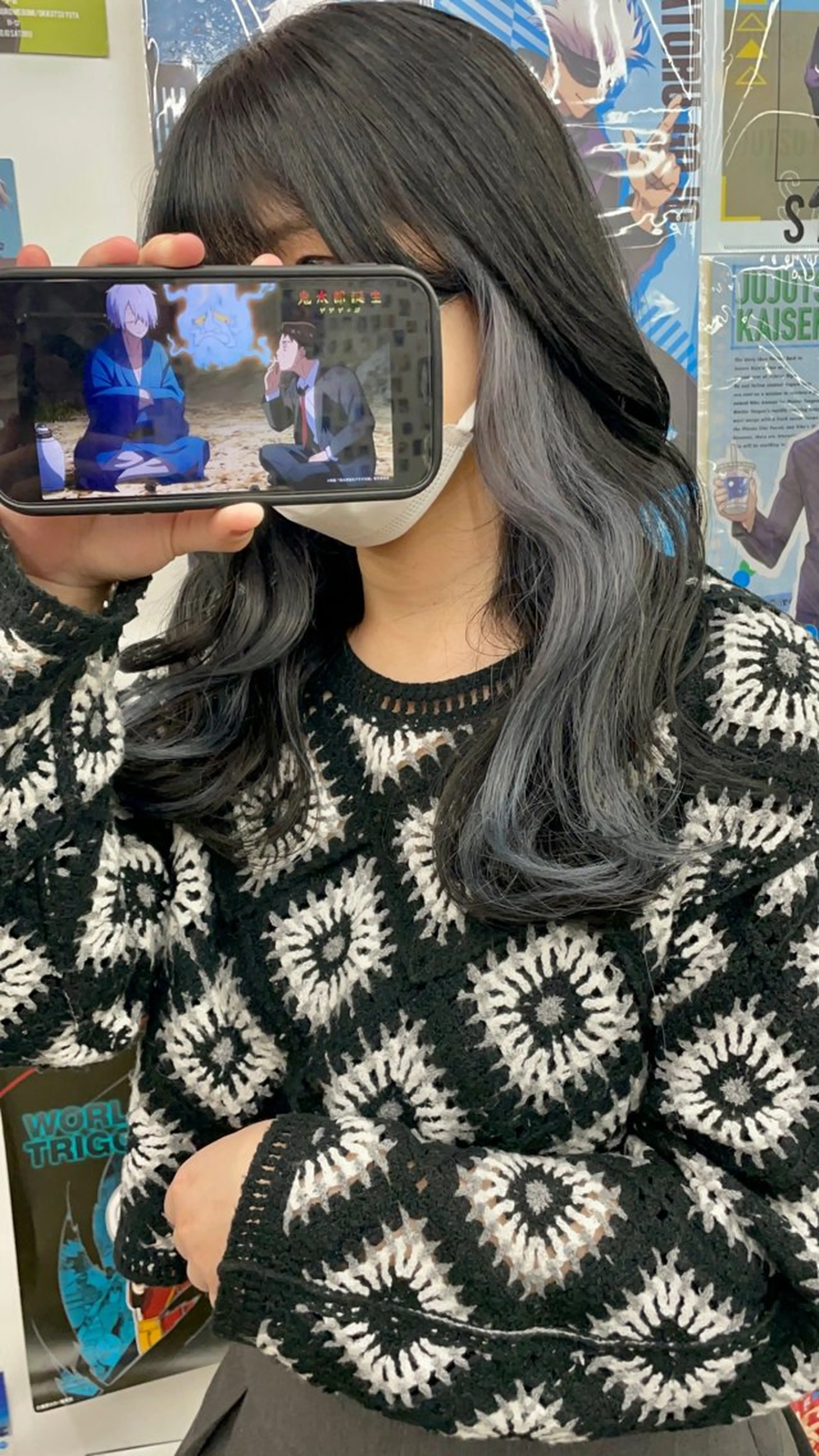 ミディアム カラー インナーカラー ヘアカラー SALOWIN池袋East店3F所属・インナーカラー 推し ブリーチ  髪質改善のヘアスタイル