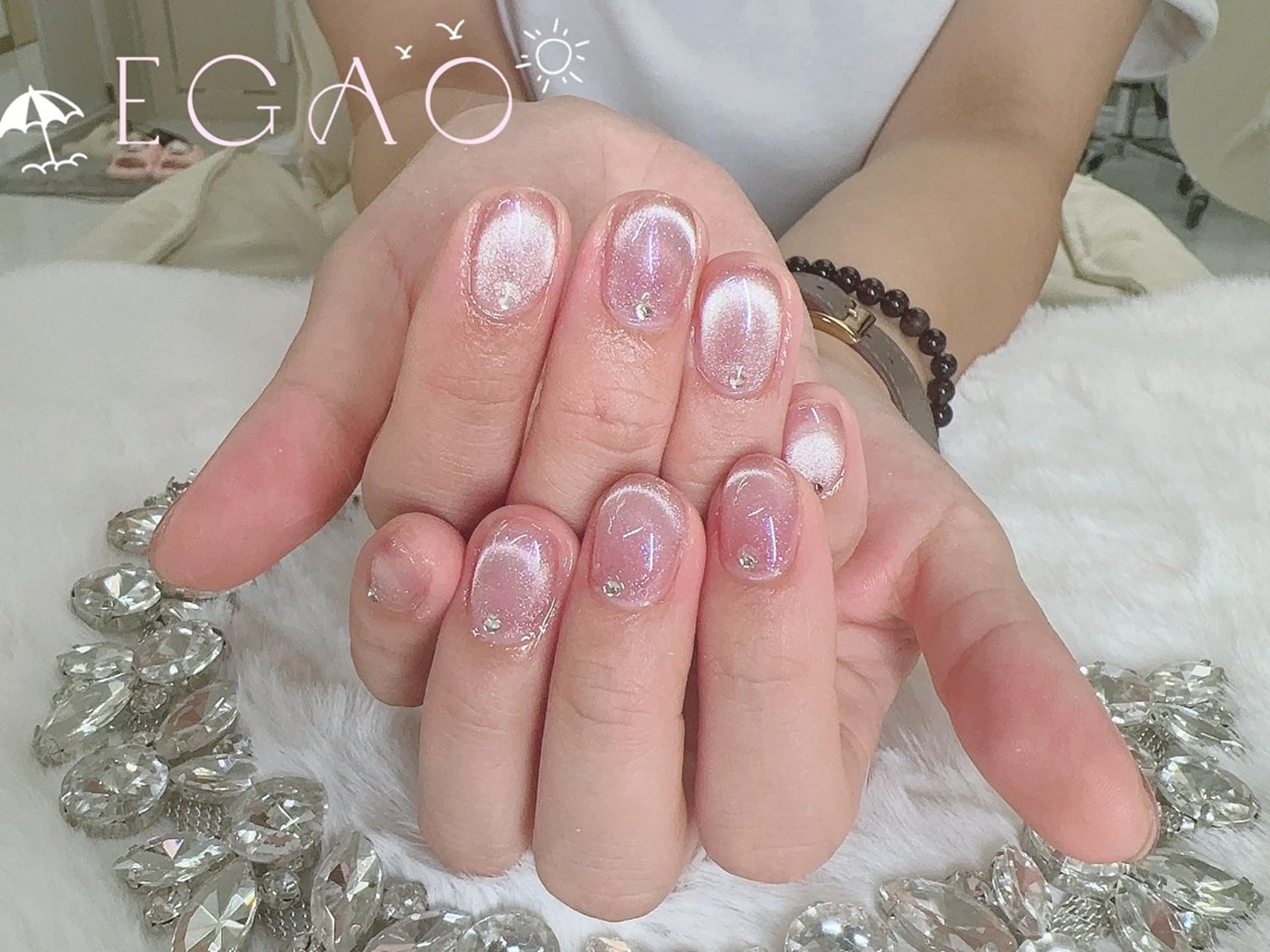ネイル アートネイル フットネイル フレンチネイル ジェルネイル グラデーション ハンドネイル Egao Nail Salonのネイルデザイン