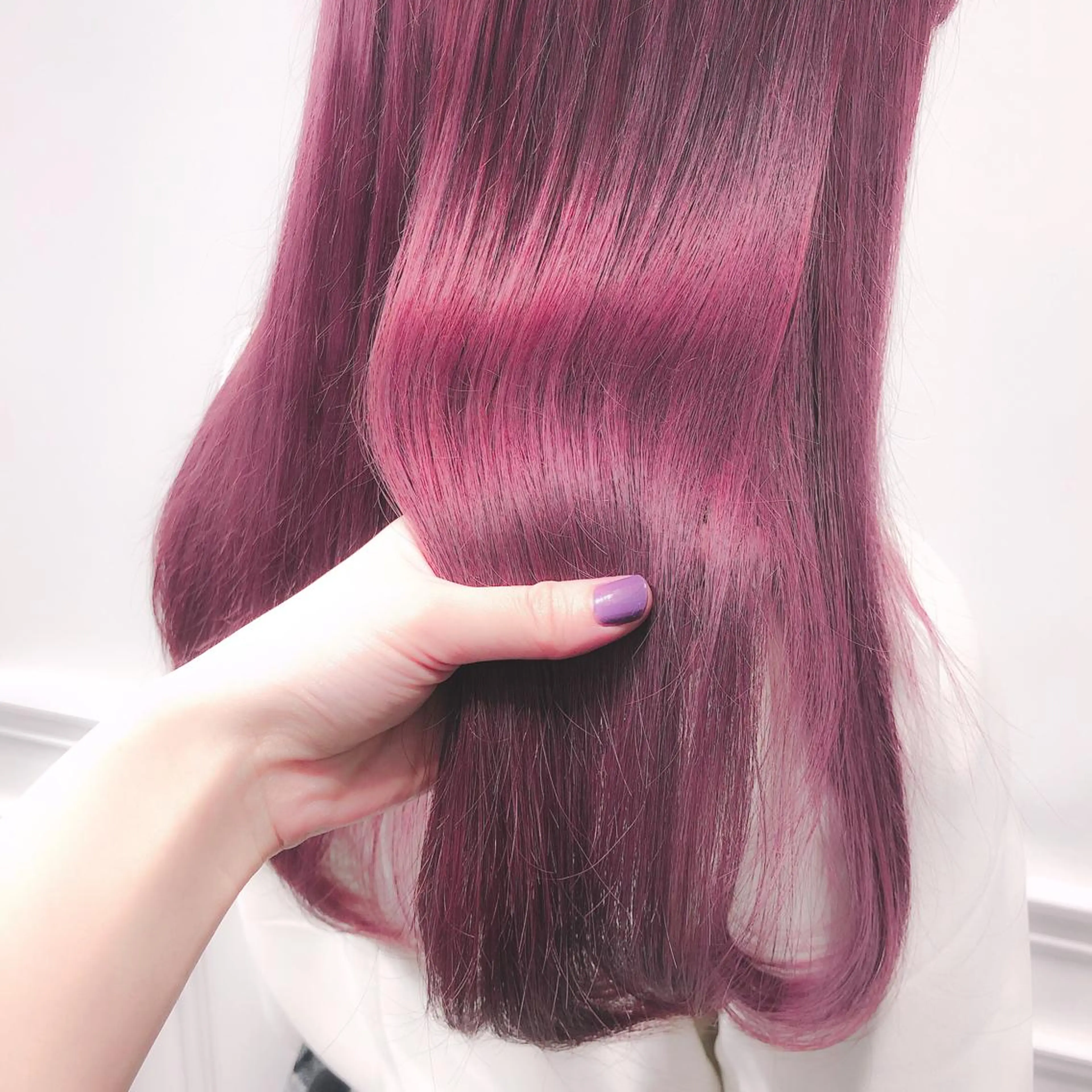 ロング カラー ブリーチ ヘアカラー トリートメント LOTTA CUCCI所属・miyu /トレンド カラー×艶髪のヘアスタイル