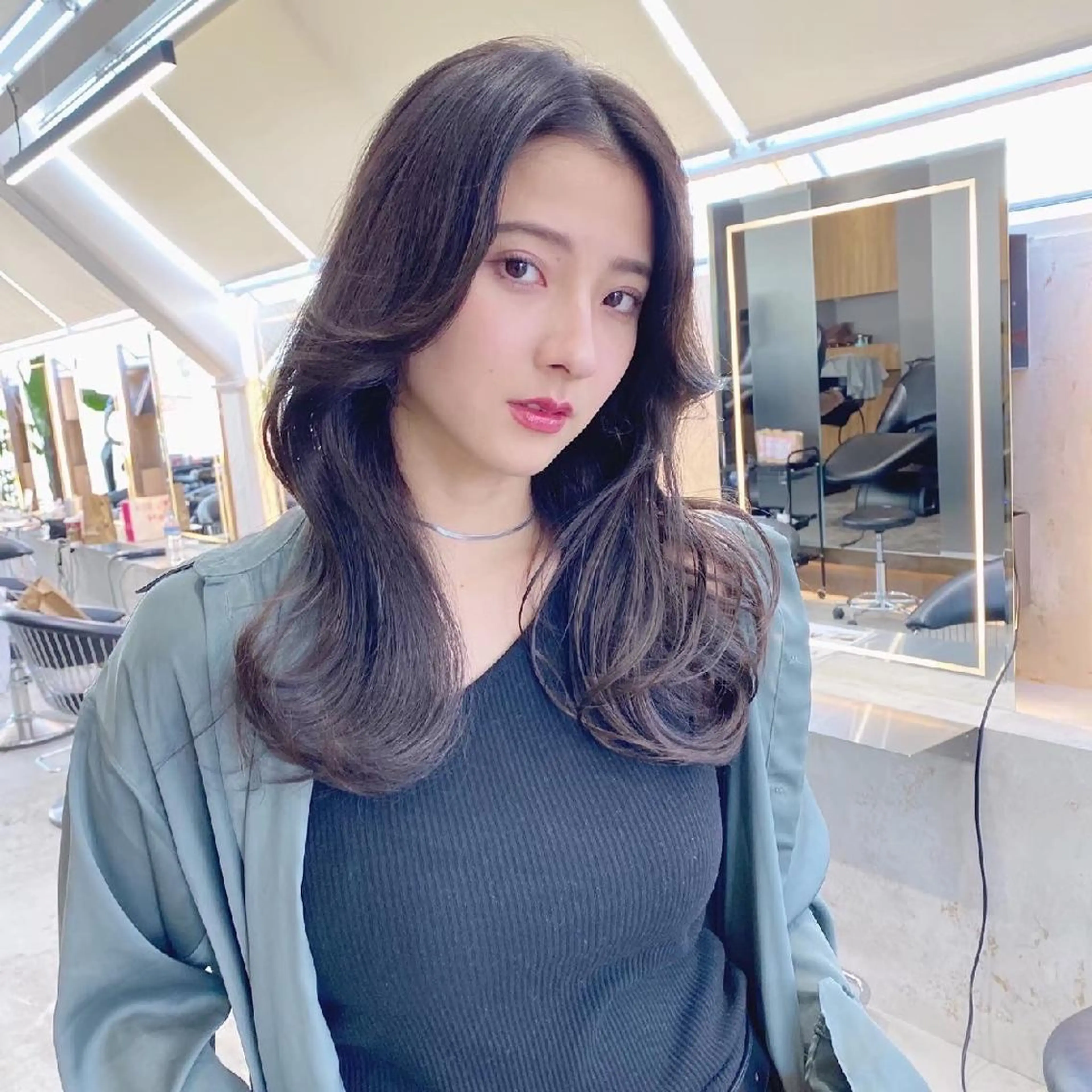 ロング カラー カット ヘアカラー トリートメント 韓国ヘア🇰🇷 レイヤー/芝春樹のヘアスタイル