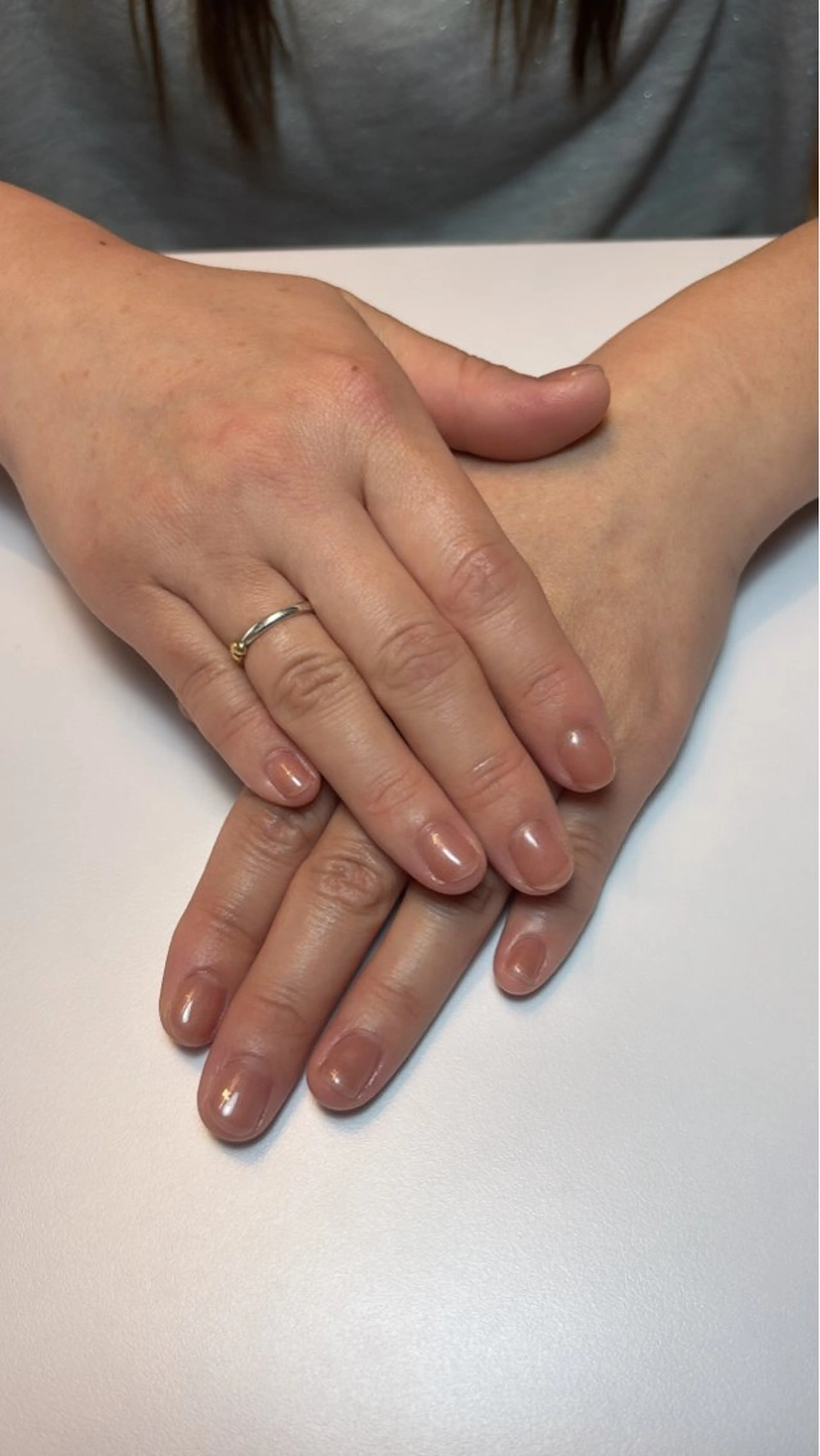 ネイル ワンカラーネイル 穂麦 溝の口店所属・ネイルケア&自爪育成 穂麦 Hinaco.のネイルデザイン