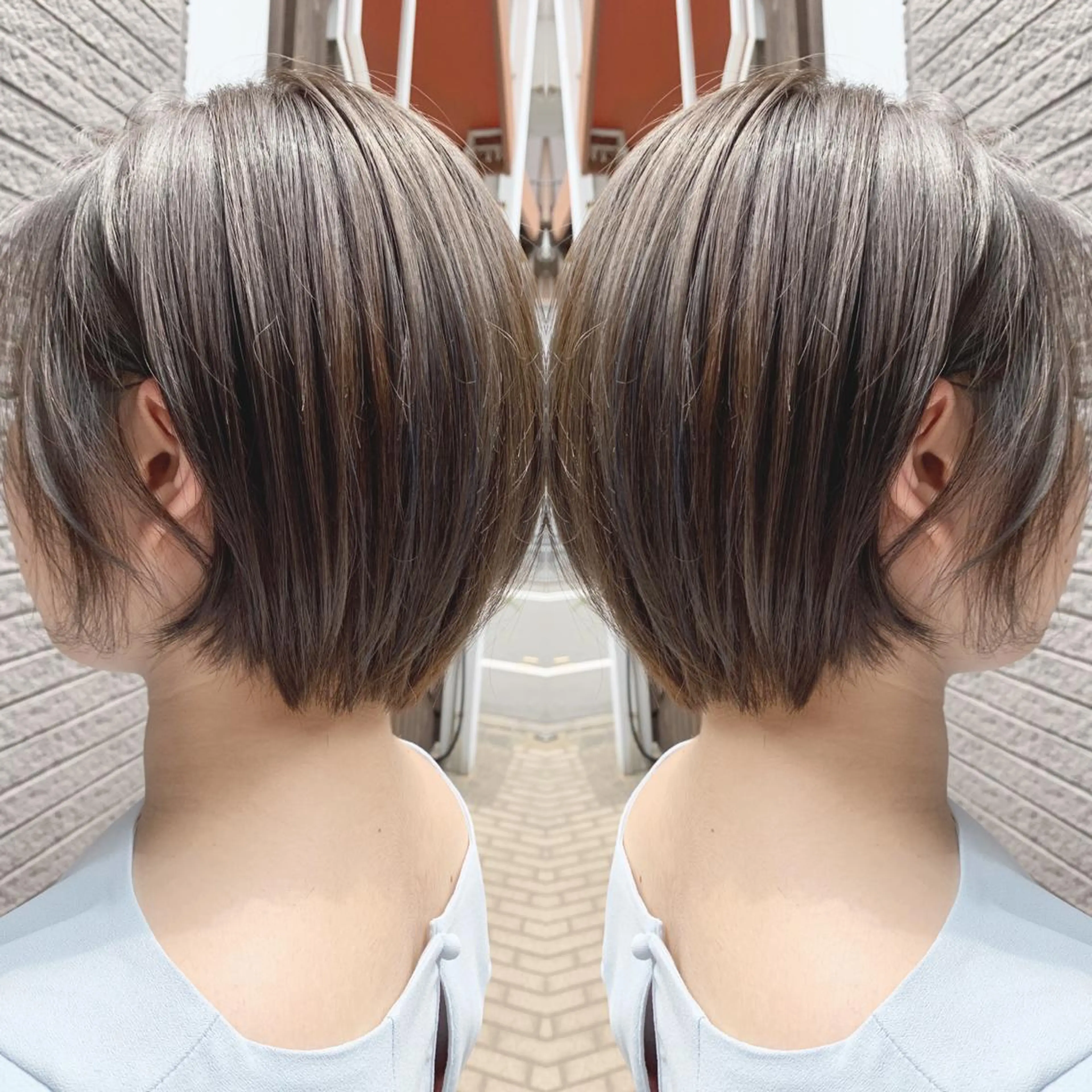 ショート カット ヘアカラー H所属・H (エイチ) 烏丸御池店のヘアスタイル