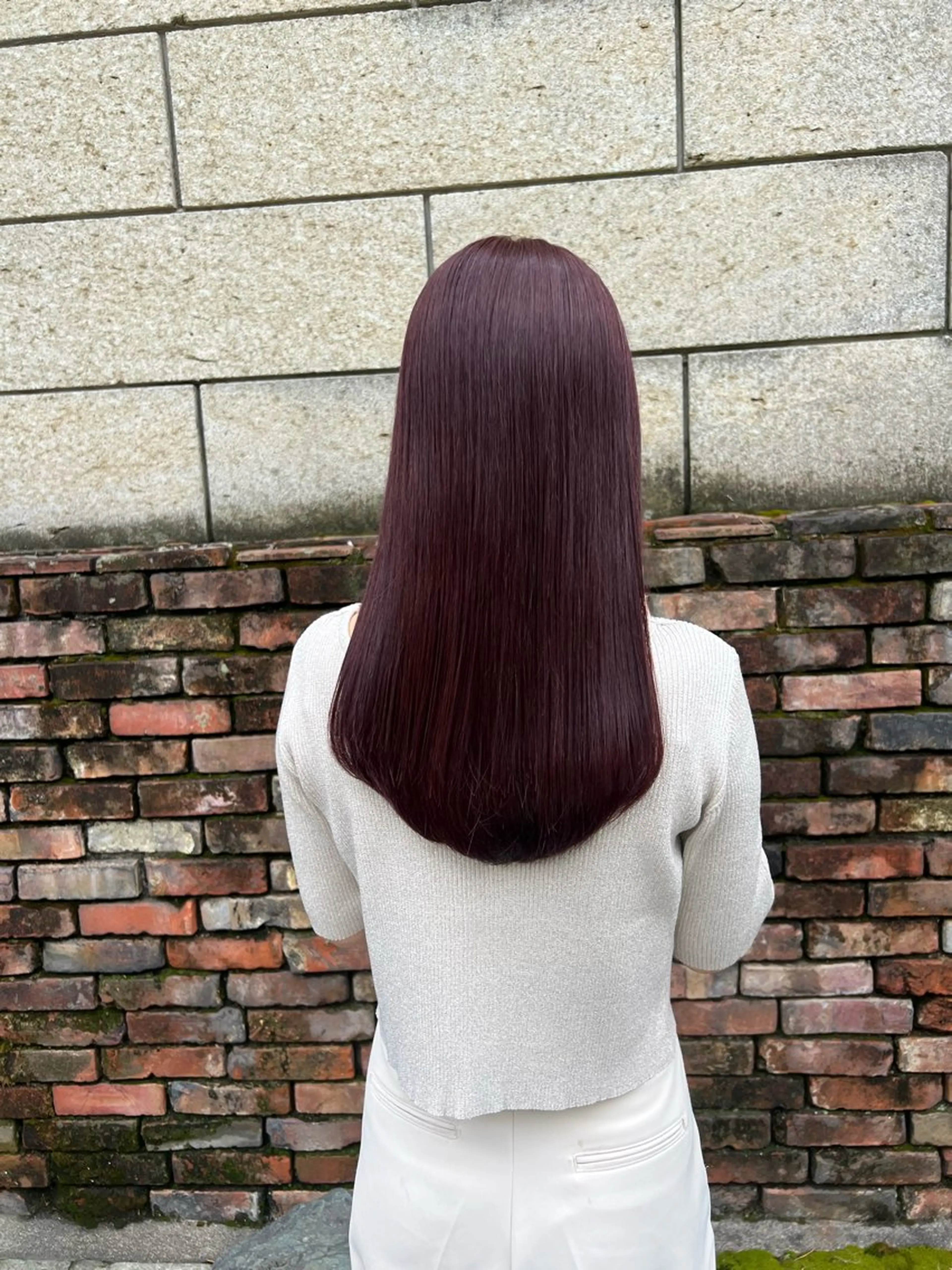 ロング カラー カット ヘアカラー トリートメント 似合わせヘア🫶🏻 つきいてるみのヘアスタイル