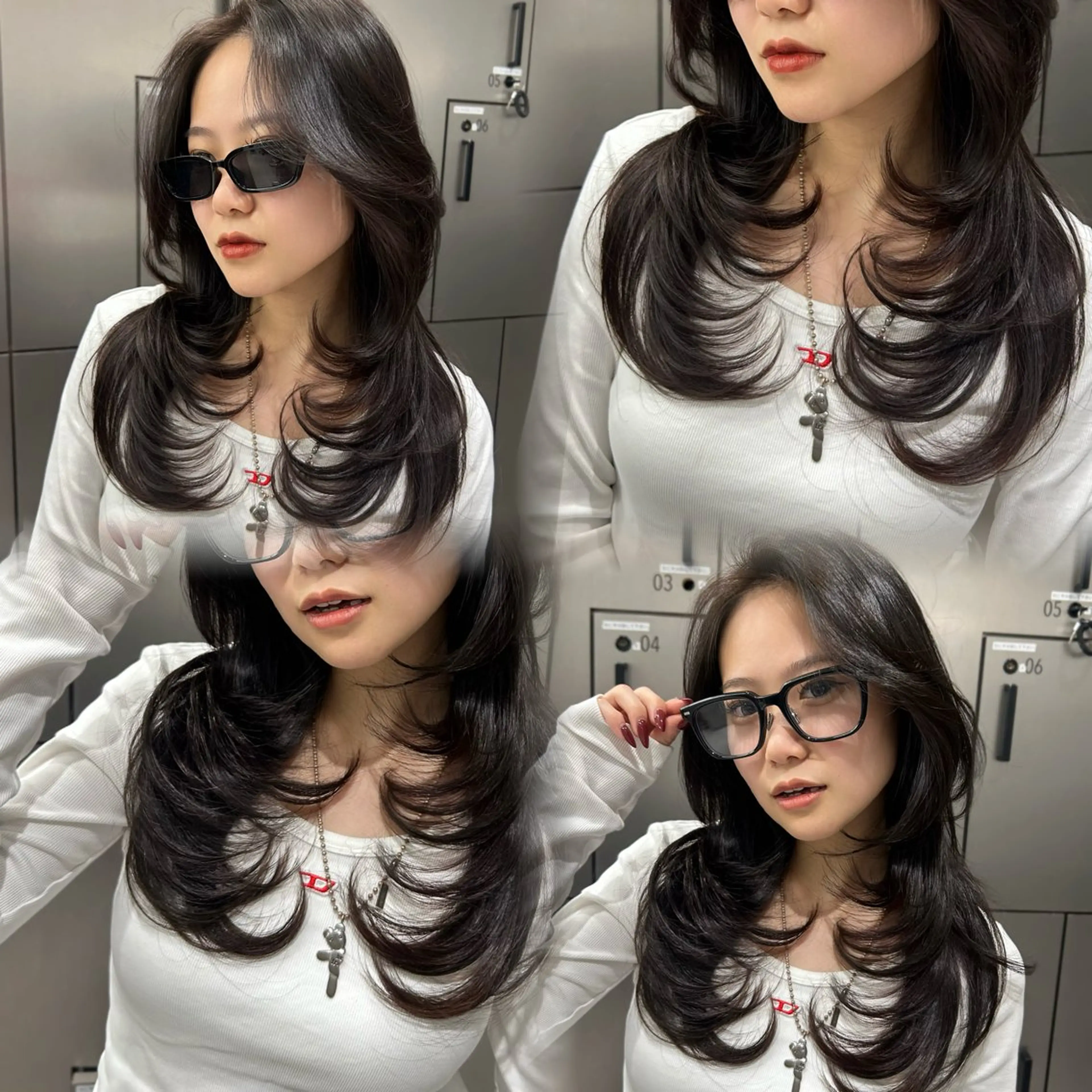 ロング レイヤーカット カット ヘアカラー 大人レイヤー/艶美髪 🇺🇸TOMONAのヘアスタイル