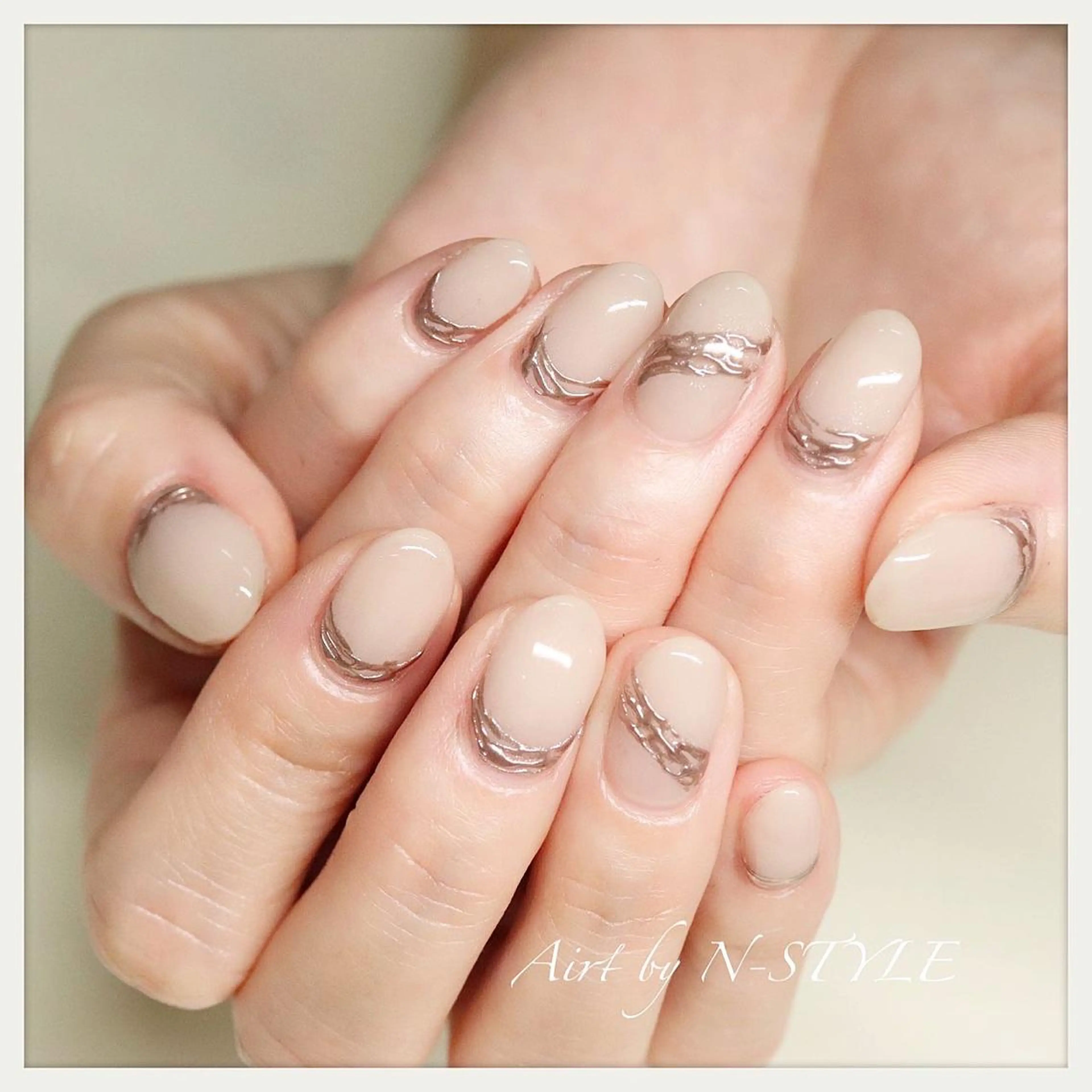 ミディアム ネイルN-STYLE スタッフのネイルデザイン