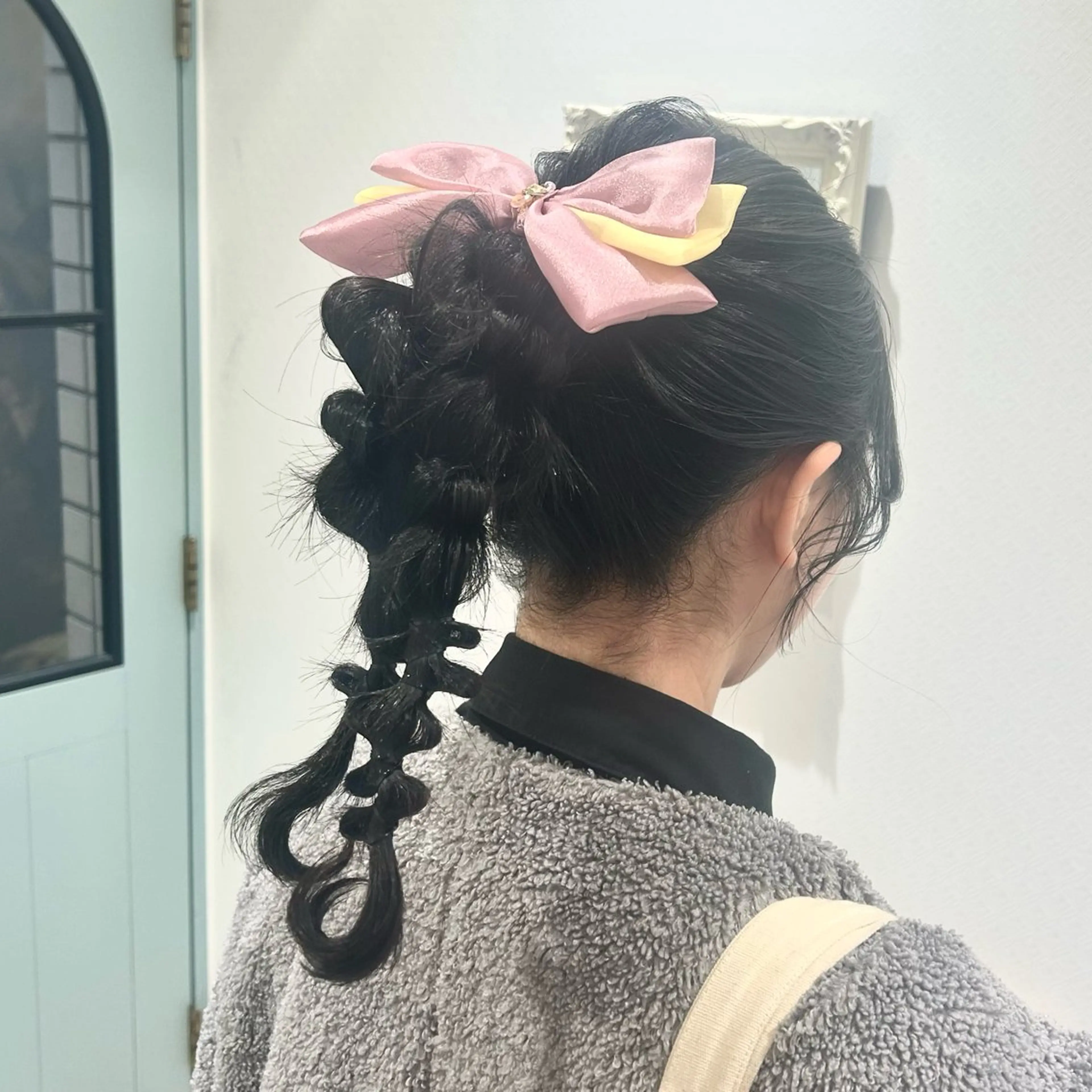 セミロング ヘアアレンジ 🍓女性専用サロン/ こころ🍓のヘアスタイル